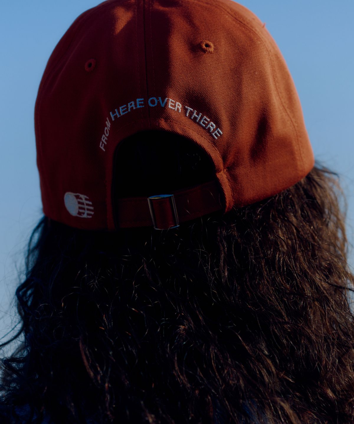 트래픽하모니(TRAFFIC HARMONY) DEEP SHAPE APPLIQUE LOGO BALLCAP_ORANGE