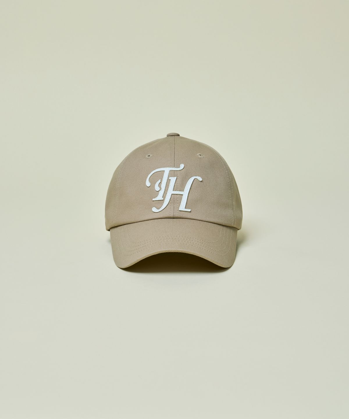 트래픽하모니(TRAFFIC HARMONY) DEEP SHAPE APPLIQUE LOGO BALLCAP_BEIGE