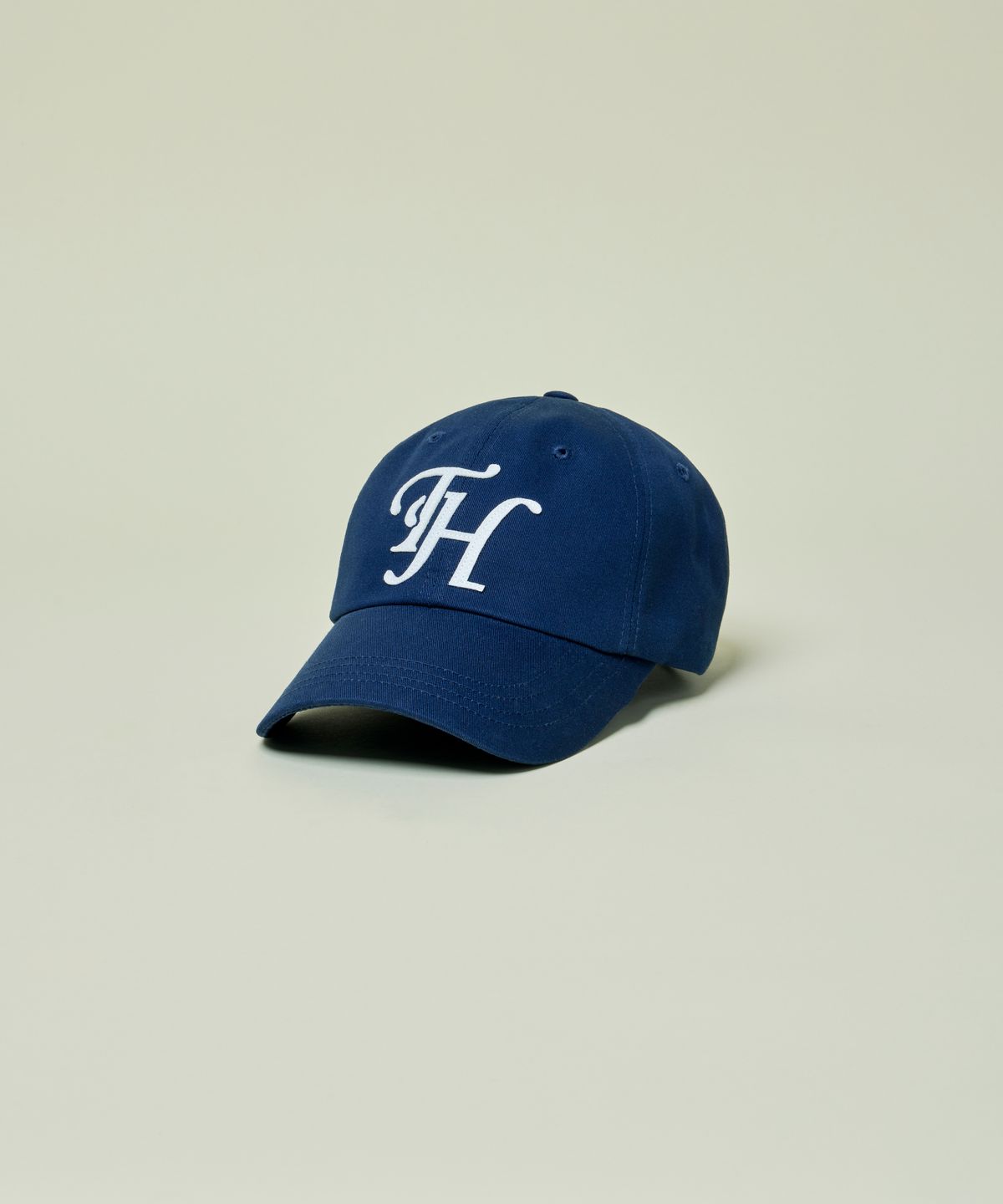 트래픽하모니(TRAFFIC HARMONY) DEEP SHAPE APPLIQUE LOGO BALLCAP_NAVY