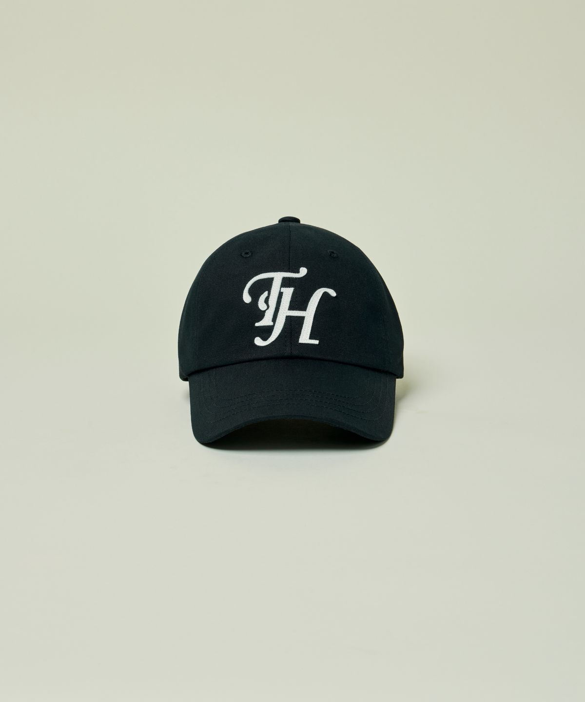 트래픽하모니(TRAFFIC HARMONY) DEEP SHAPE APPLIQUE LOGO BALLCAP_BLACK