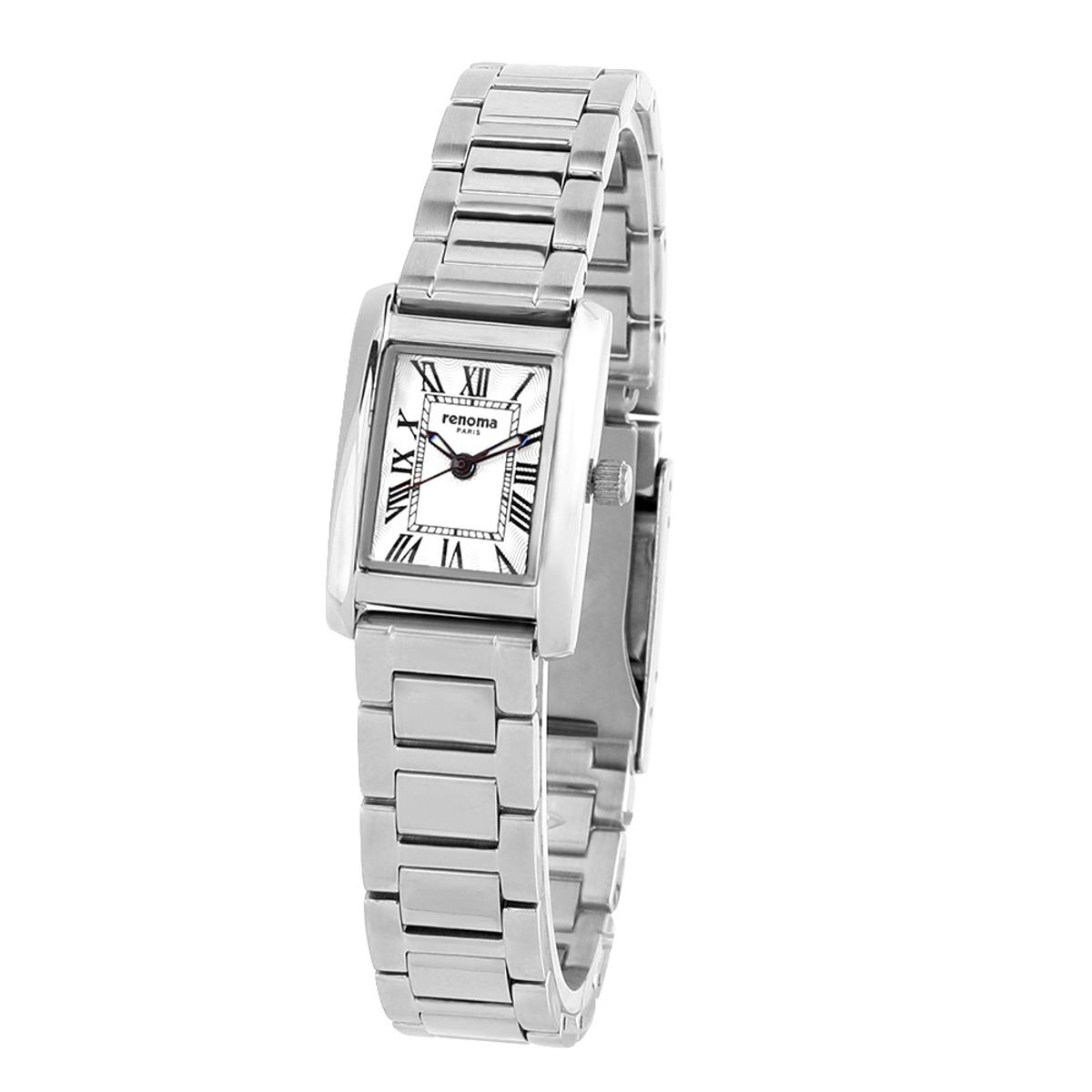 레노마 시계(RENOMA WATCH) 로마자 사각 스퀘어 여성 메탈시계 RE535LWH metal