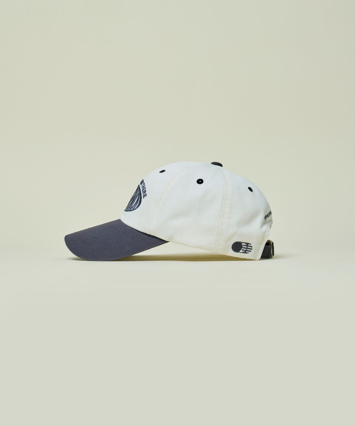 트래픽하모니(TRAFFIC HARMONY) DEEP SHAPE ROUND LOGO BALLCAP_GREY