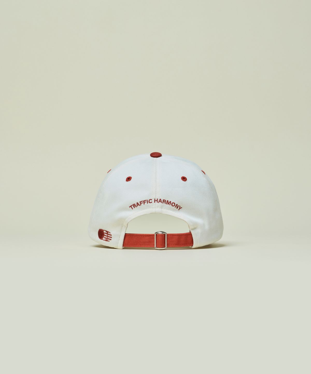 트래픽하모니(TRAFFIC HARMONY) DEEP SHAPE ROUND LOGO BALLCAP_ORANGE