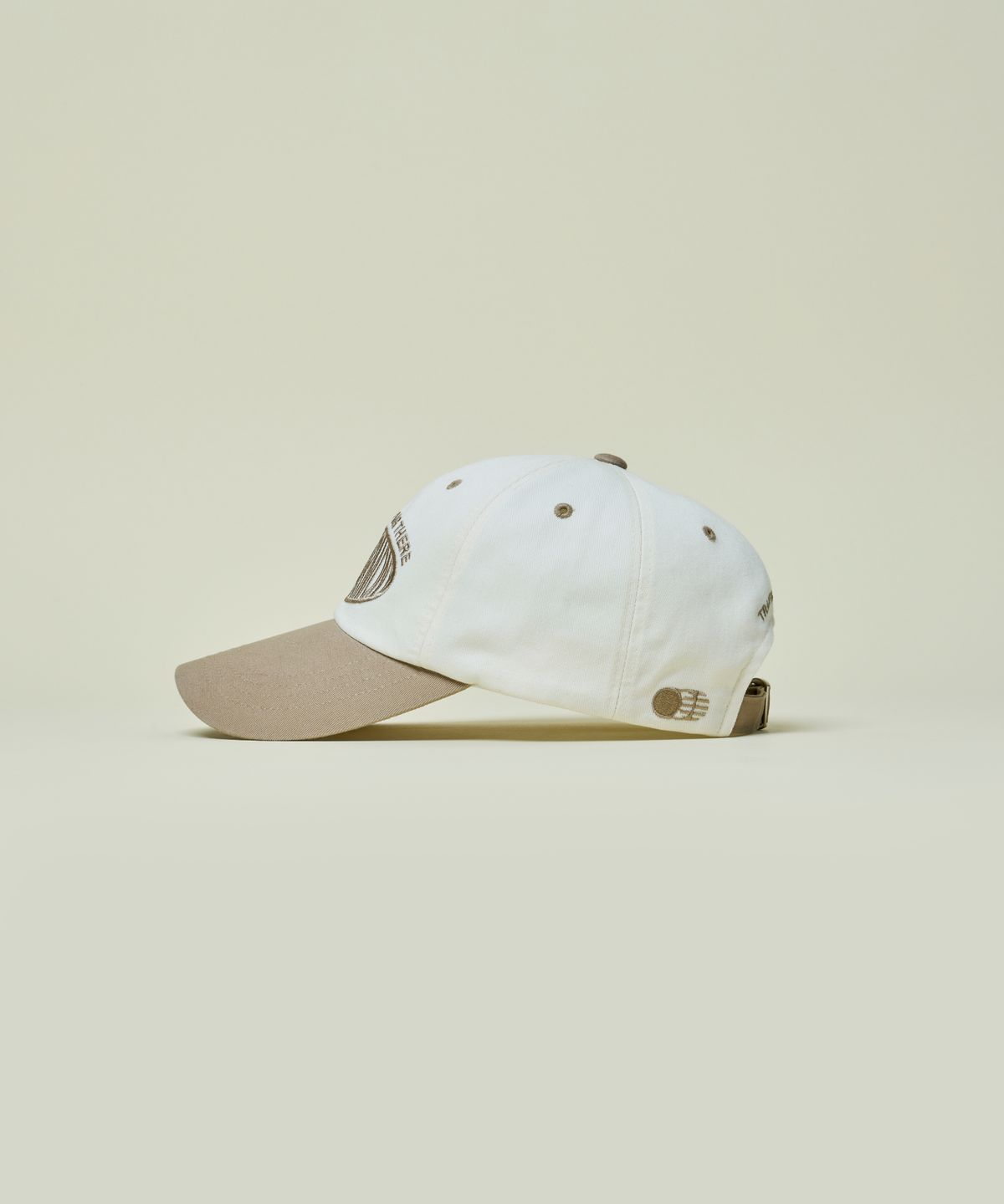 트래픽하모니(TRAFFIC HARMONY) DEEP SHAPE ROUND LOGO BALLCAP_BEIGE