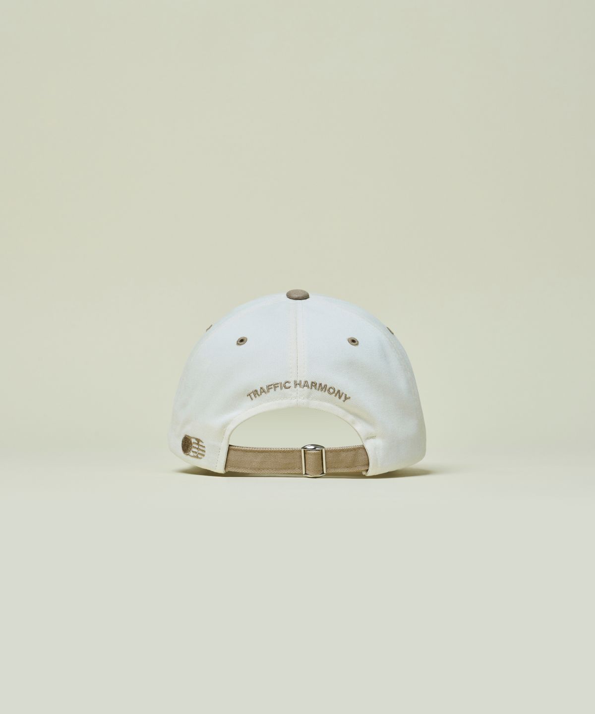트래픽하모니(TRAFFIC HARMONY) DEEP SHAPE ROUND LOGO BALLCAP_BEIGE