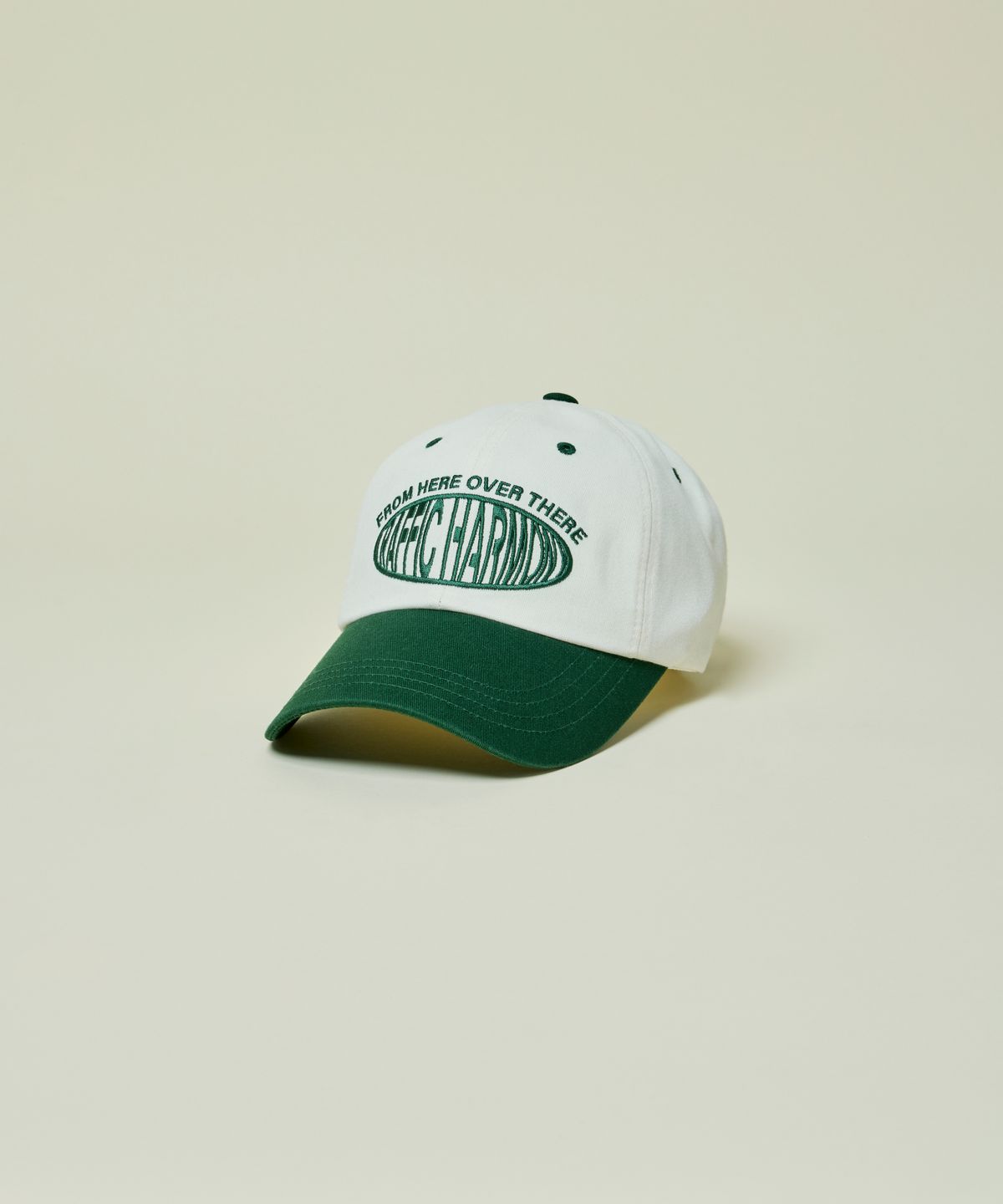 트래픽하모니(TRAFFIC HARMONY) DEEP SHAPE ROUND LOGO BALLCAP_GREEN