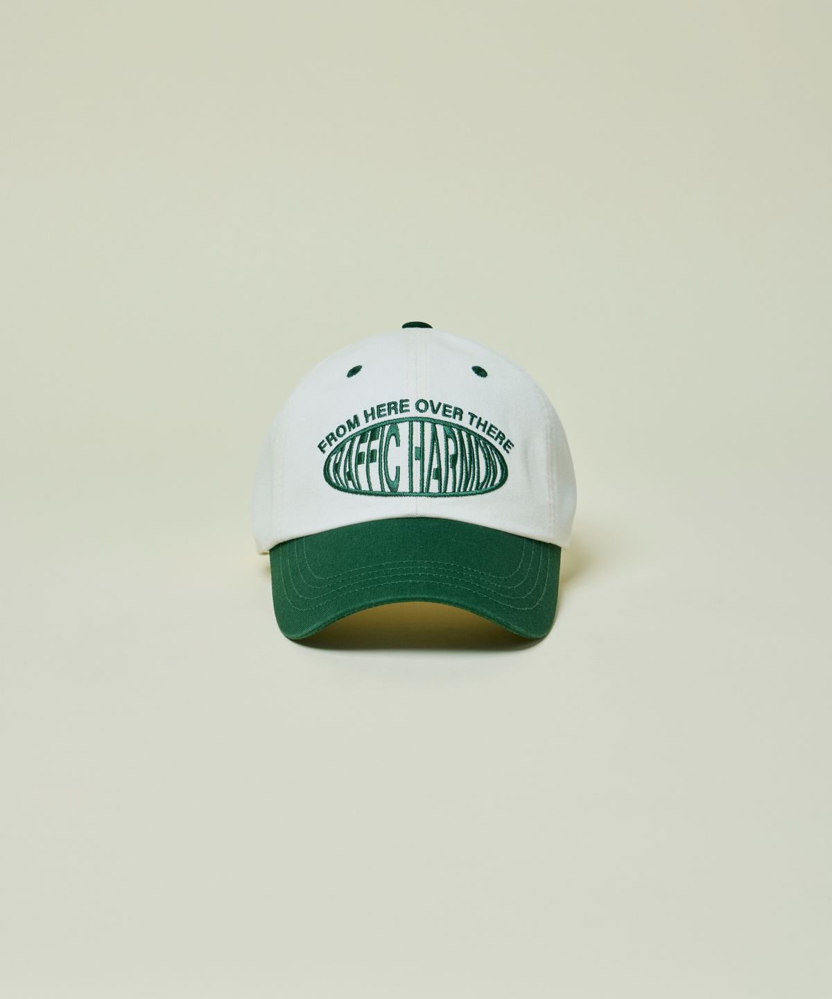 트래픽하모니(TRAFFIC HARMONY) DEEP SHAPE ROUND LOGO BALLCAP_GREEN