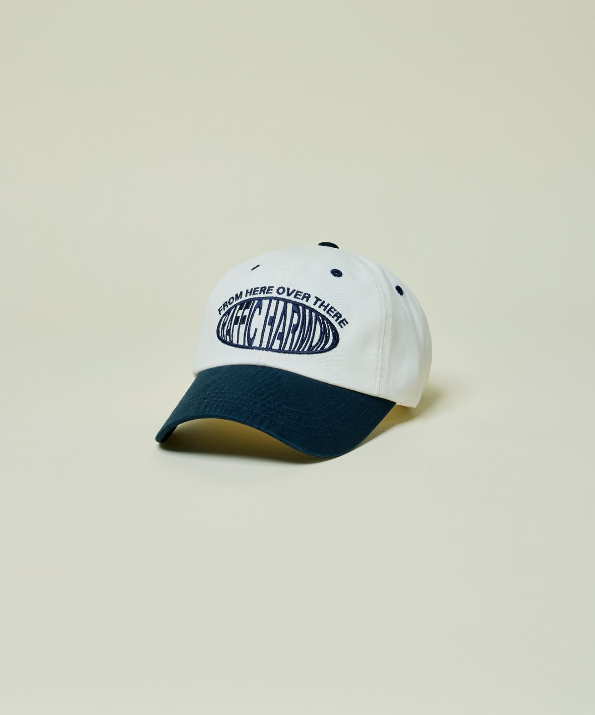 트래픽하모니(TRAFFIC HARMONY) DEEP SHAPE ROUND LOGO BALLCAP_NAVY