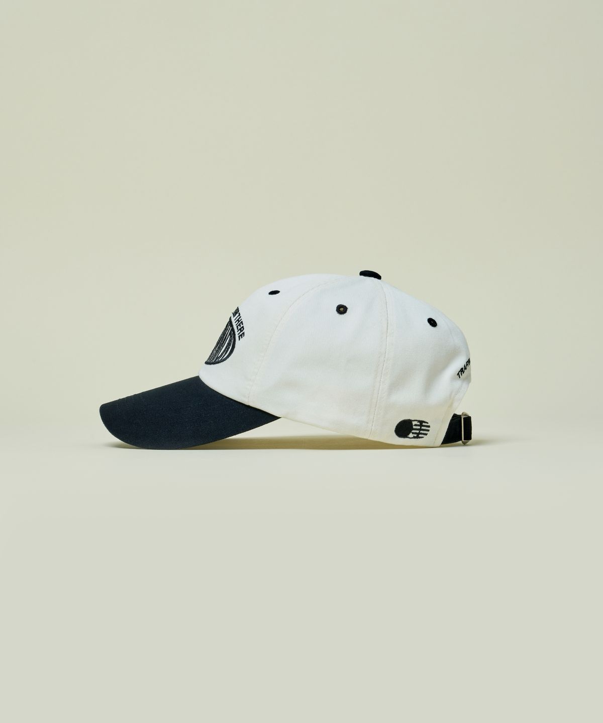 트래픽하모니(TRAFFIC HARMONY) DEEP SHAPE ROUND LOGO BALLCAP_BLACK