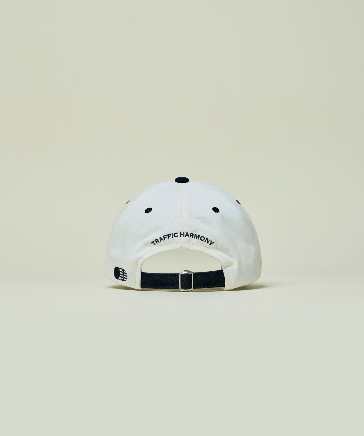 트래픽하모니(TRAFFIC HARMONY) DEEP SHAPE ROUND LOGO BALLCAP_BLACK