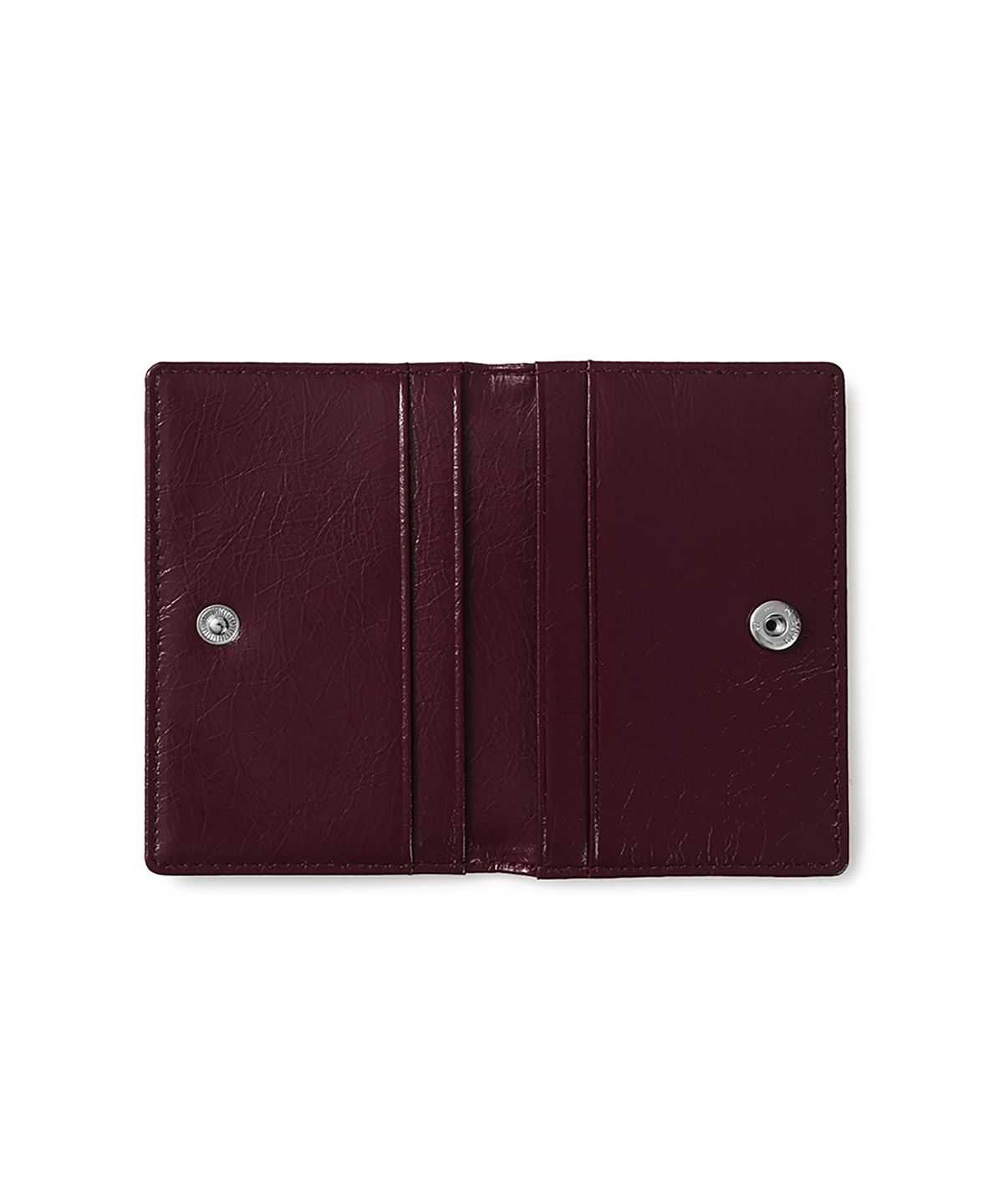 페넥(FENNEC) CRINKLE SOFT CARD CASE - DEEP CHERRY