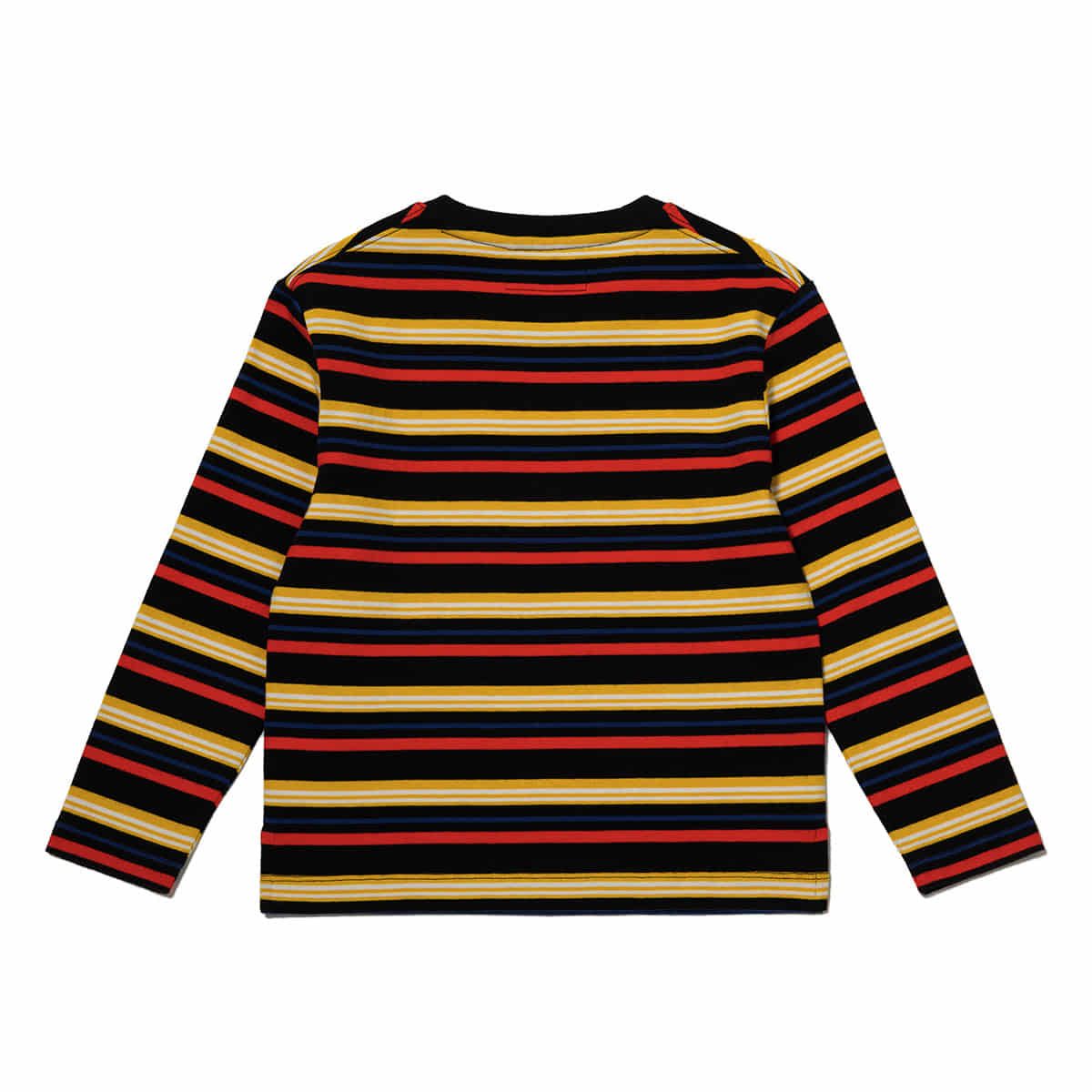코닥 키즈(KODAK KIDS) 레인보우 스트라이프 롱 슬리브 티셔츠 키즈 BLACK