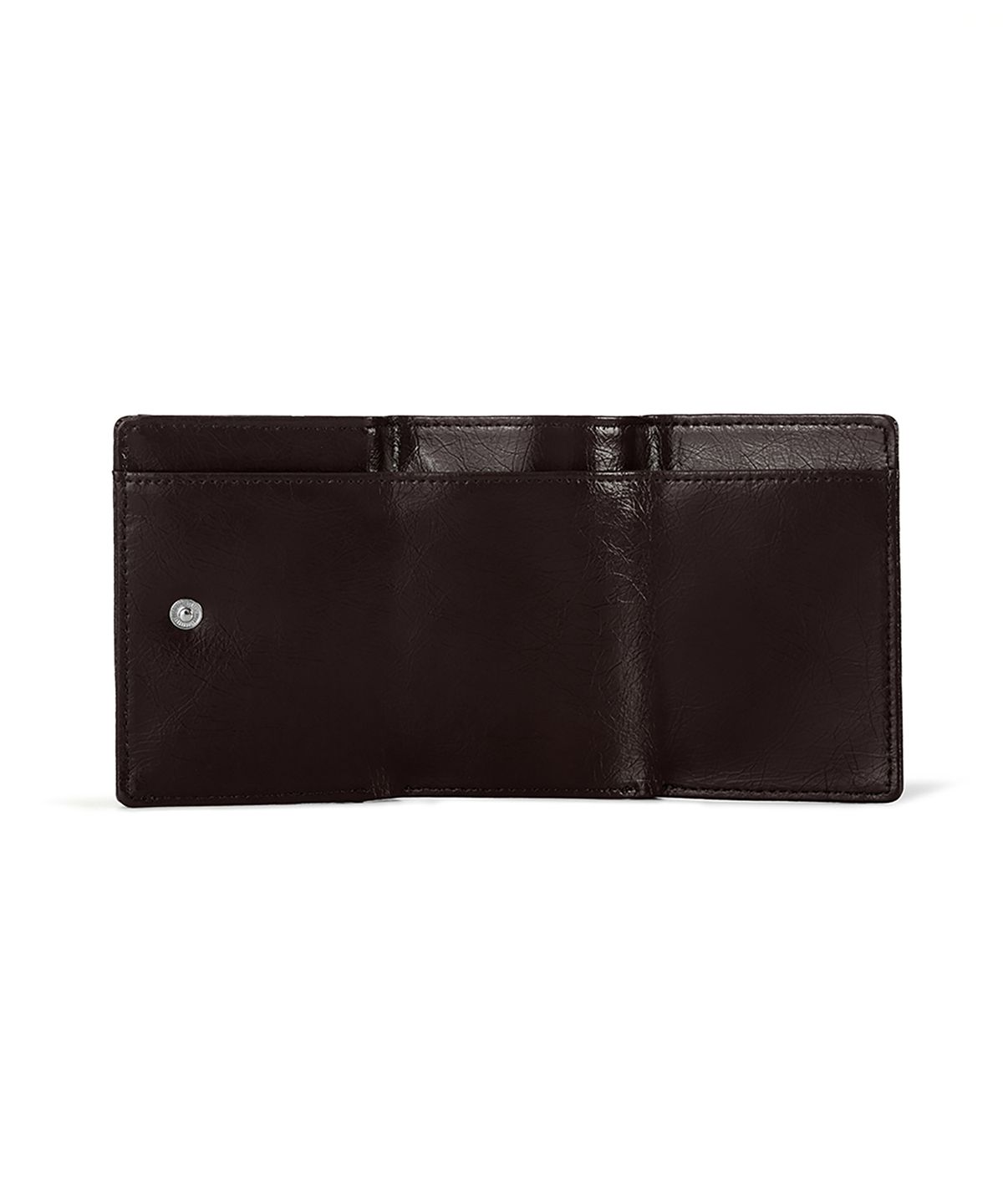 페넥(FENNEC) CRINKLE TRIANGLE TRIPLE WALLET - ESPRESSO