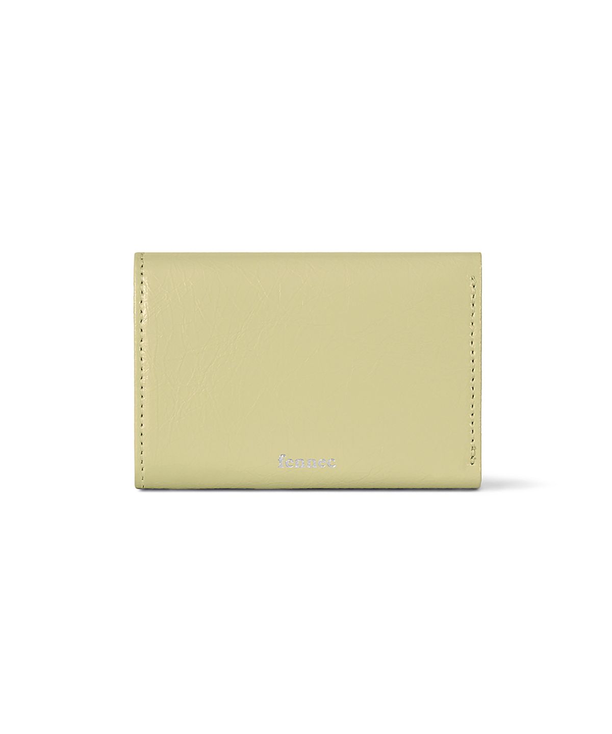 페넥(FENNEC) CRINKLE TRIANGLE TRIPLE WALLET - SOFT OLIVE