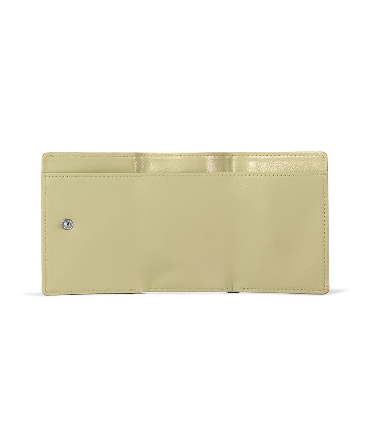페넥(FENNEC) CRINKLE TRIANGLE TRIPLE WALLET - SOFT OLIVE