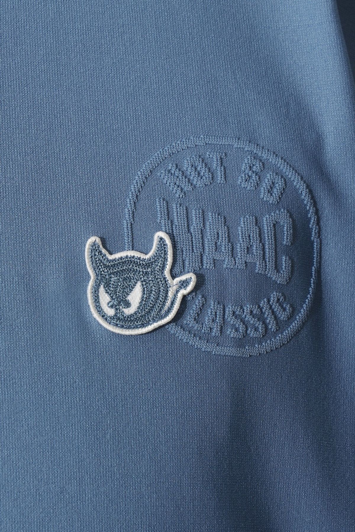 왁(WAAC) Men Embossed WAACKY Polo WMTCA25602BUX