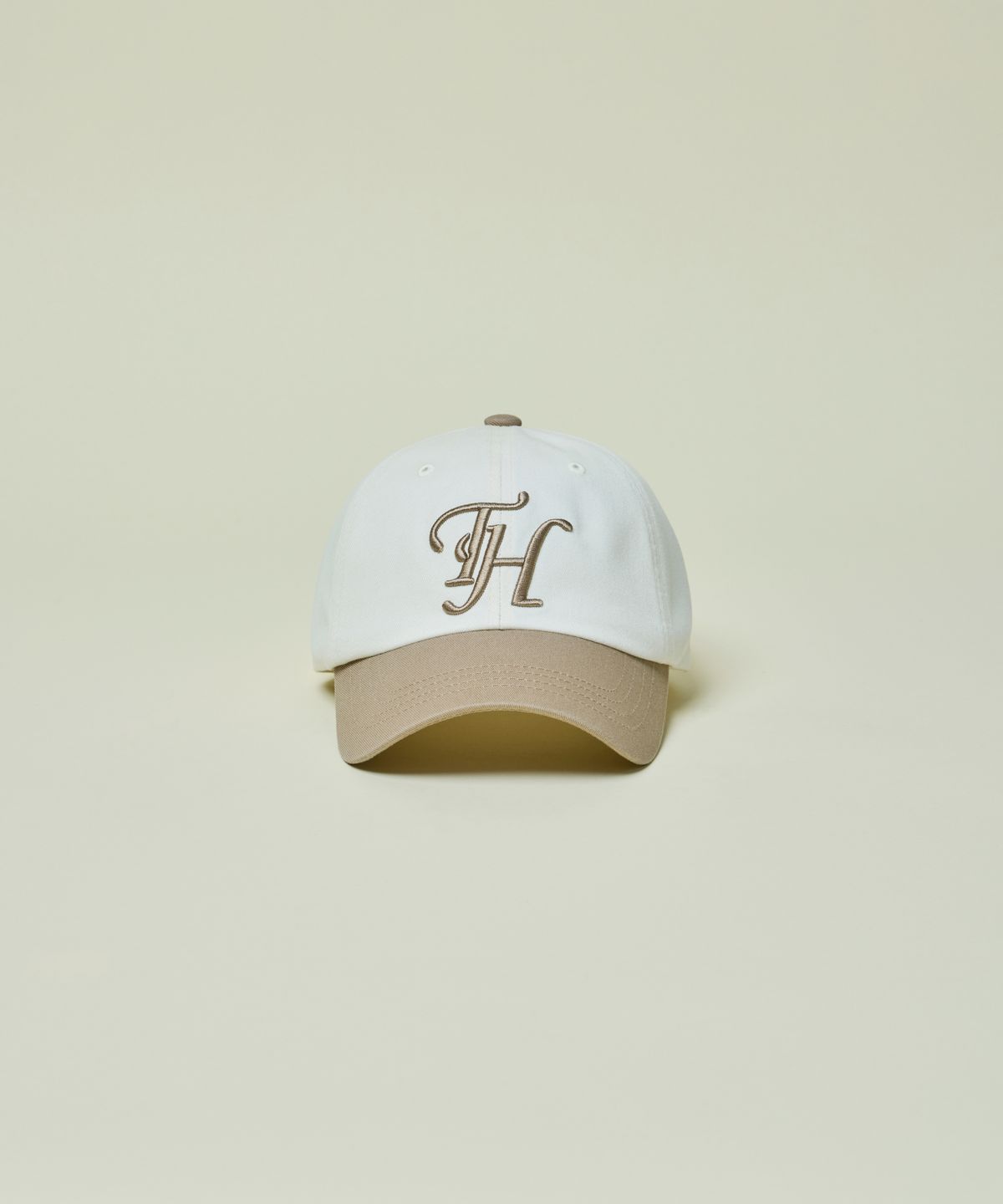 트래픽하모니(TRAFFIC HARMONY) BASIC SHAPE TH LOGO BALLCAP_BEIGE
