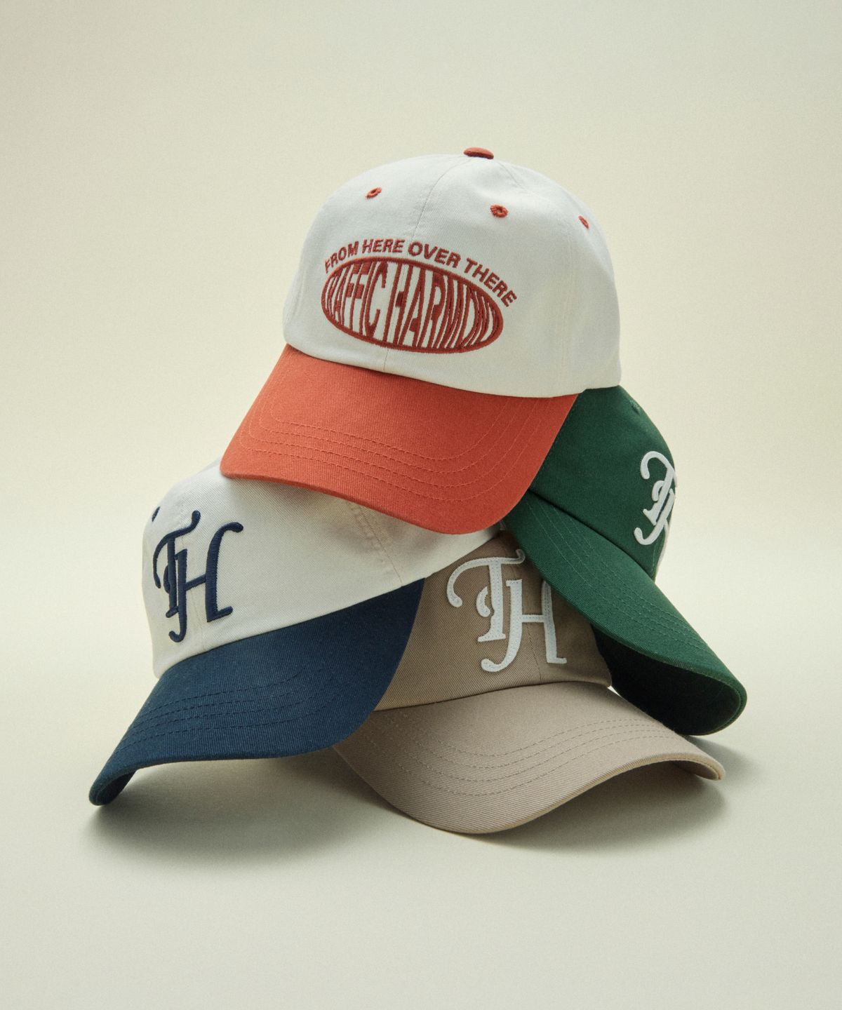 트래픽하모니(TRAFFIC HARMONY) BASIC SHAPE TH LOGO BALLCAP_BLACK