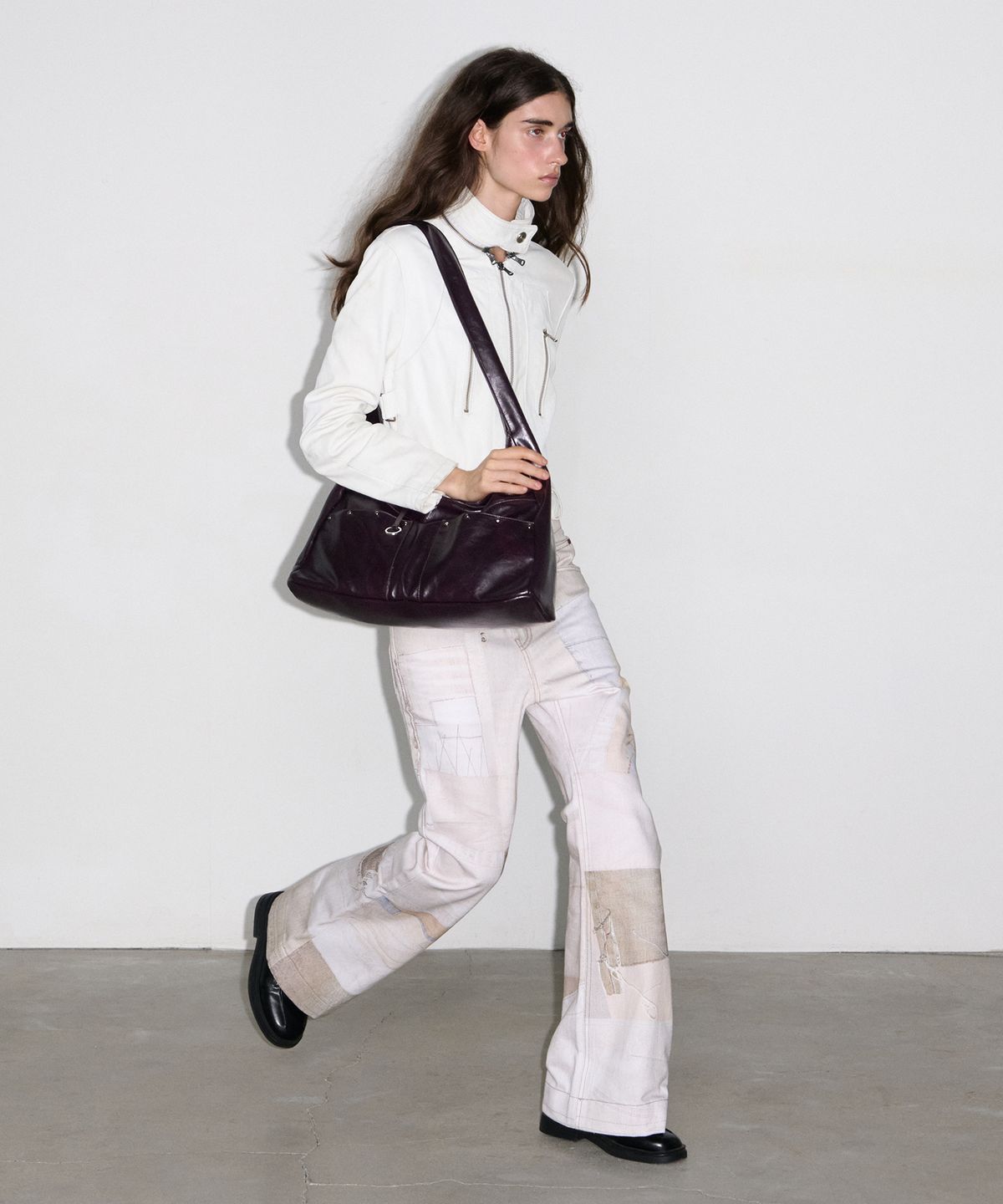 페넥(FENNEC) BASH SLOUCHY BAG - PURPLE