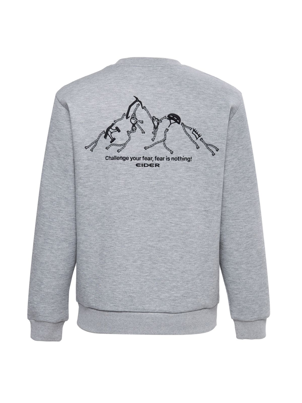 아이더(EIDER) RIDGE (릿지) UNI 긴팔 MTM 티셔츠_Melange GREY