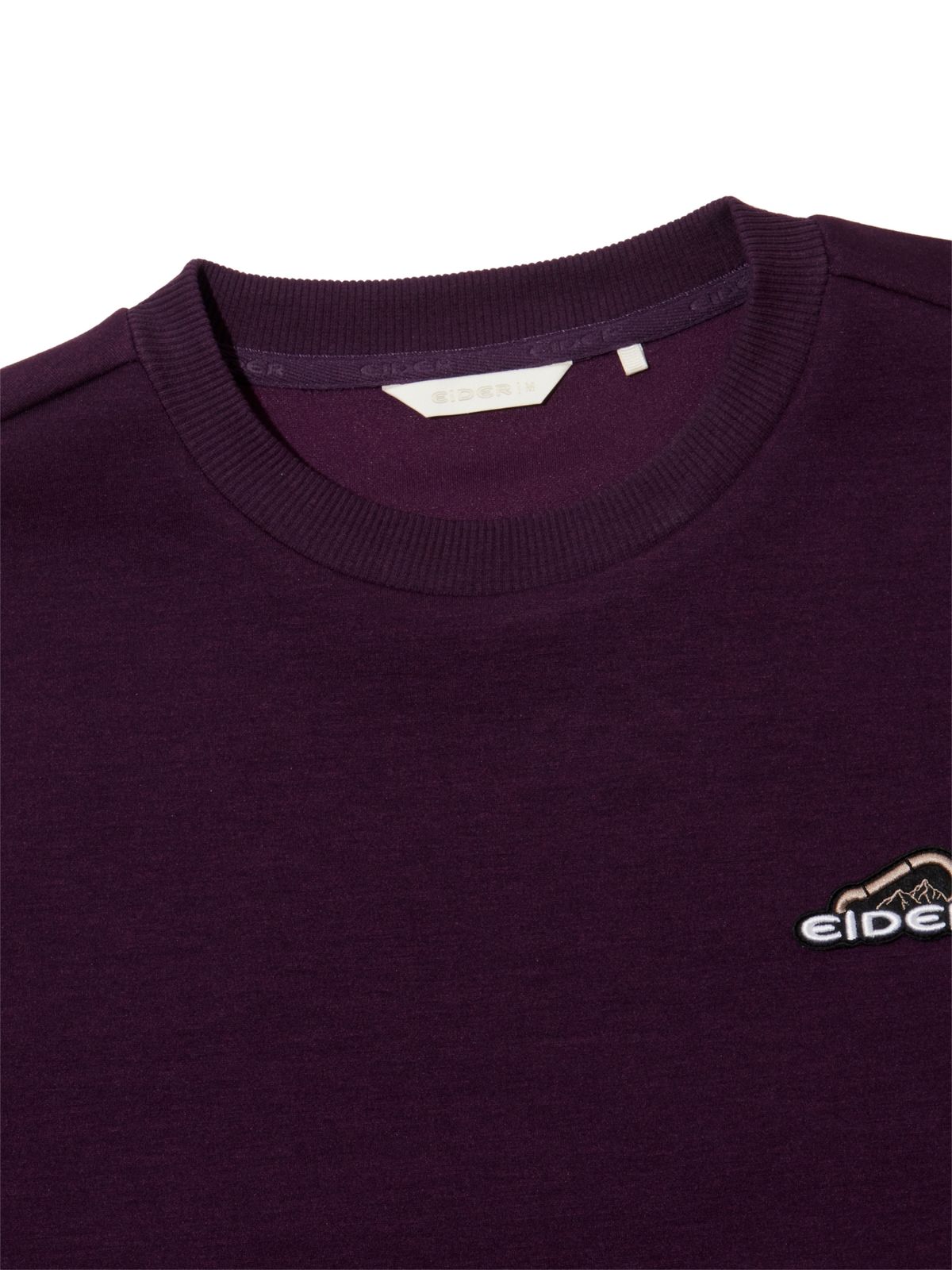 아이더(EIDER) RIDGE (릿지) UNI 긴팔 MTM 티셔츠_Dark Magenta
