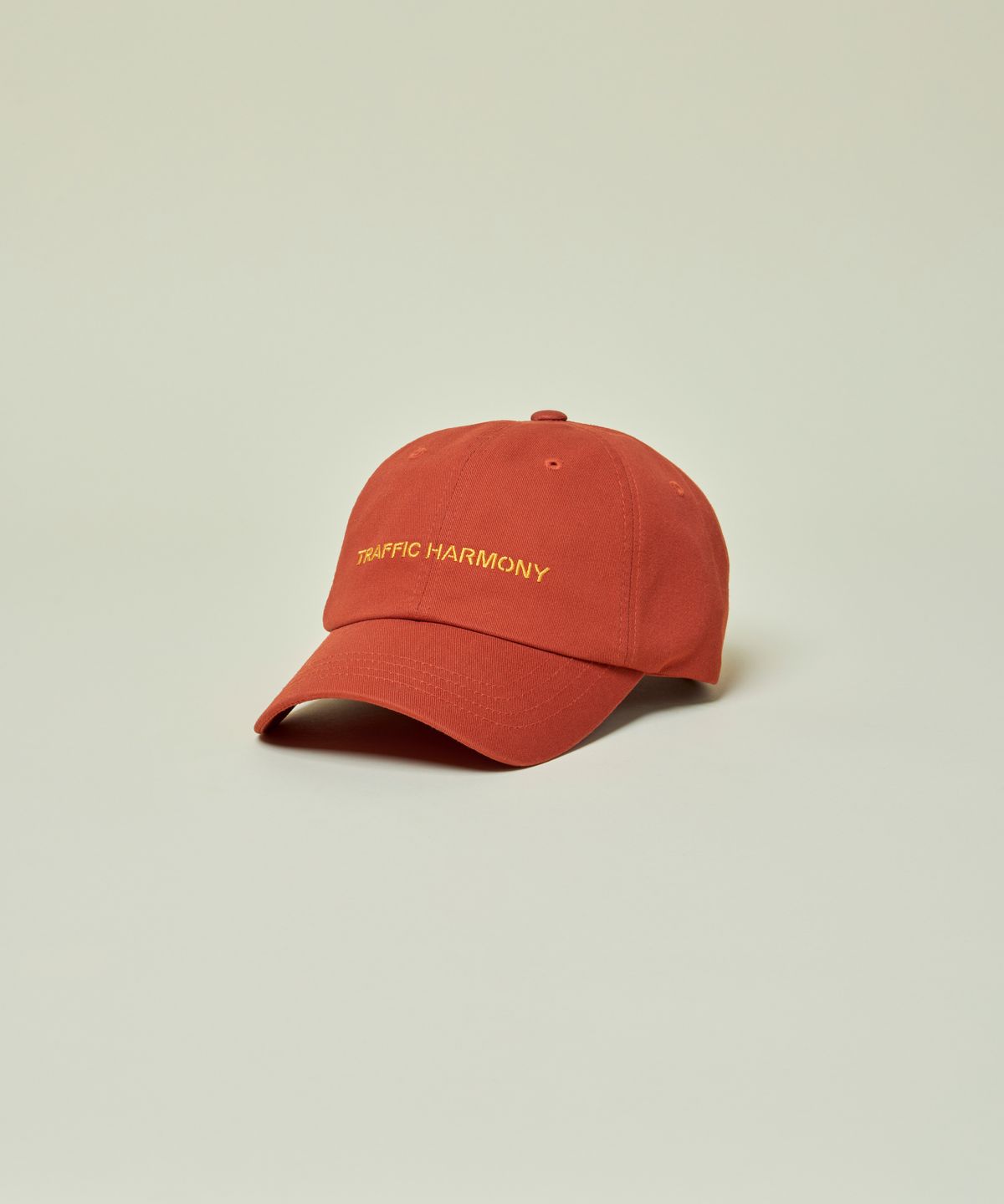 트래픽하모니(TRAFFIC HARMONY) BASIC SHAPE FULL LOGO BALLCAP_ORANGE