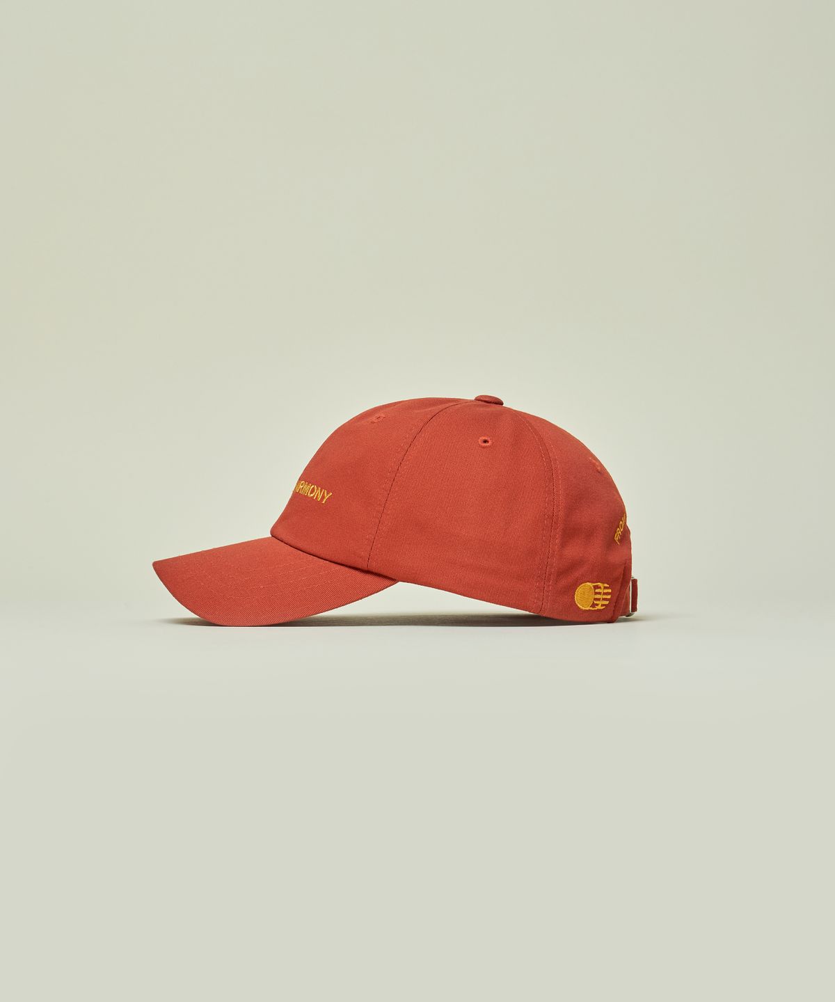 트래픽하모니(TRAFFIC HARMONY) BASIC SHAPE FULL LOGO BALLCAP_ORANGE