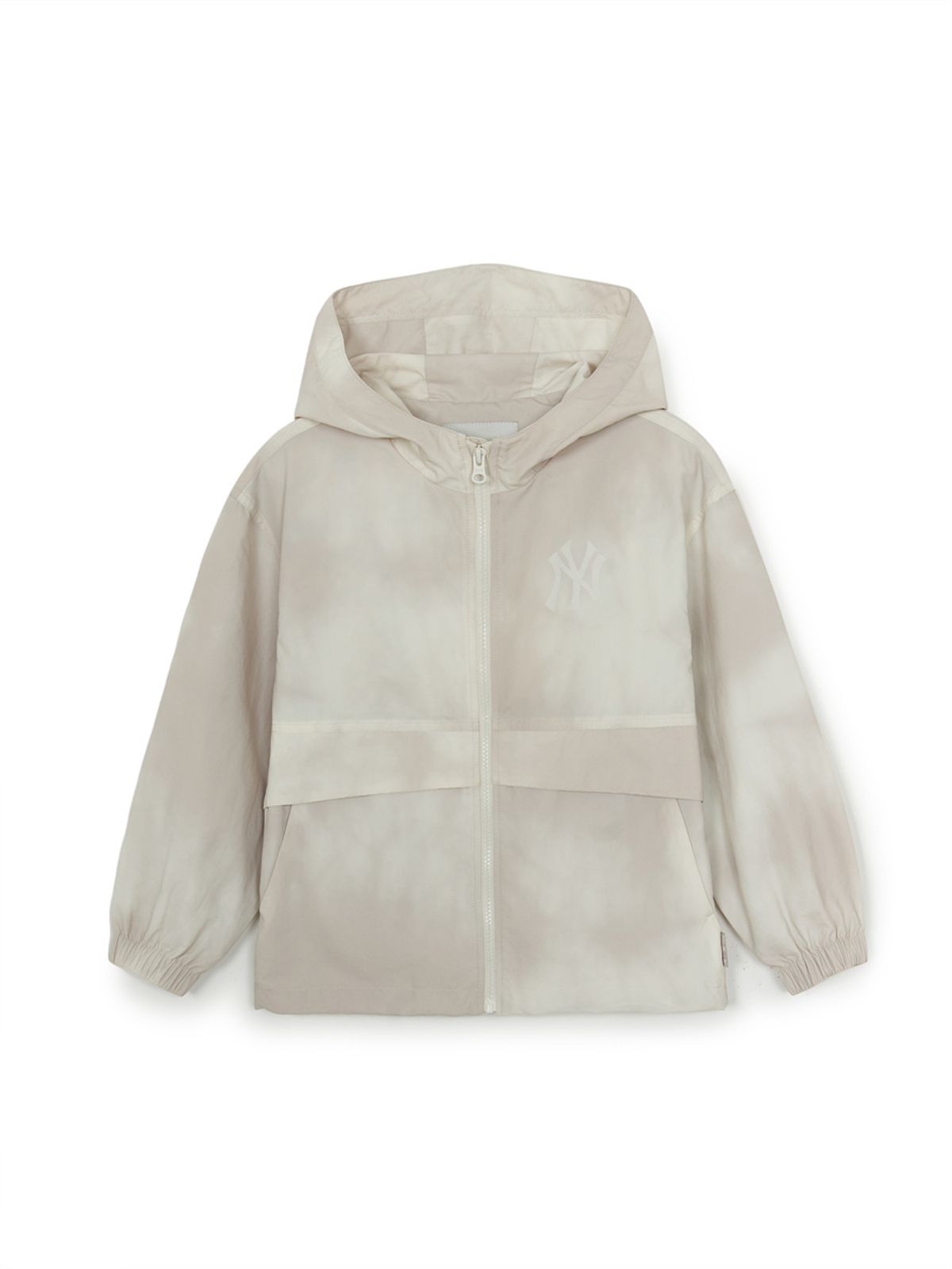 엠엘비 키즈(MLB KIDS) 스트릿 워시드 바람막이 NY (Cream)