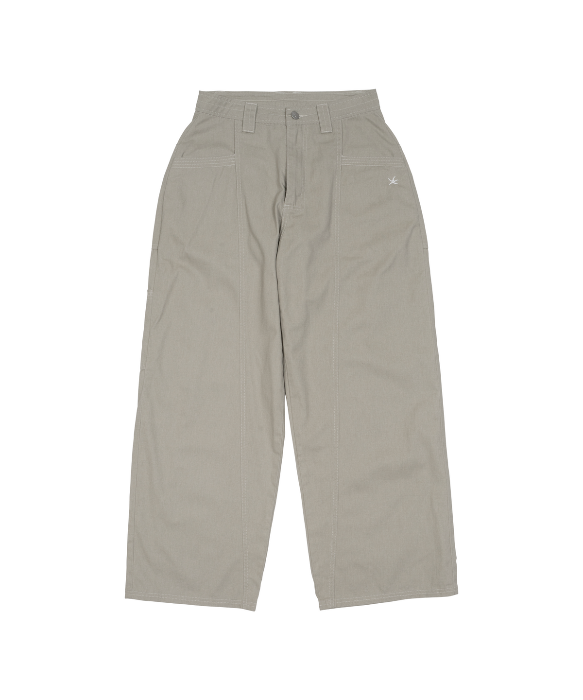 더콜디스트모먼트(THE COLDEST MOMENT) TCM stitch cargo pants (beige grey)