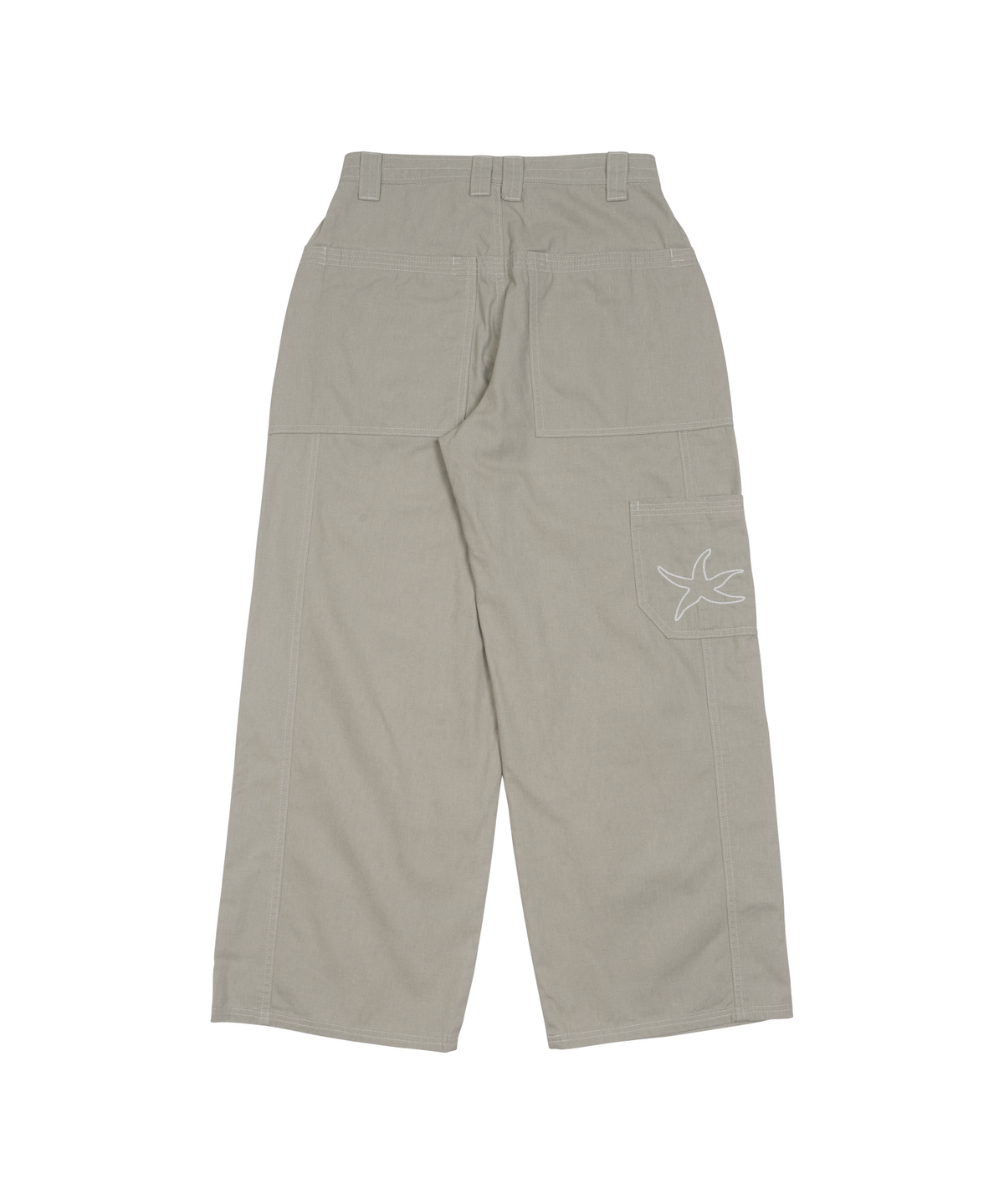 더콜디스트모먼트(THE COLDEST MOMENT) TCM stitch cargo pants (beige grey)