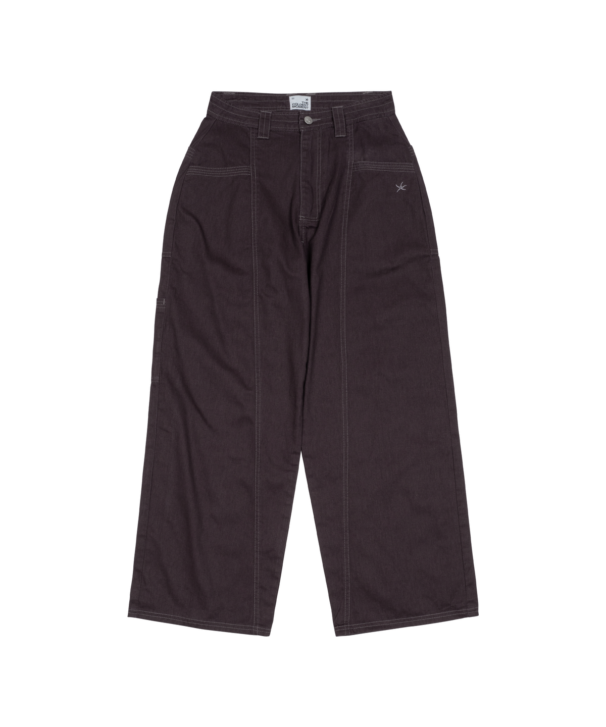 더콜디스트모먼트(THE COLDEST MOMENT) TCM stitch cargo pants (dark purple)