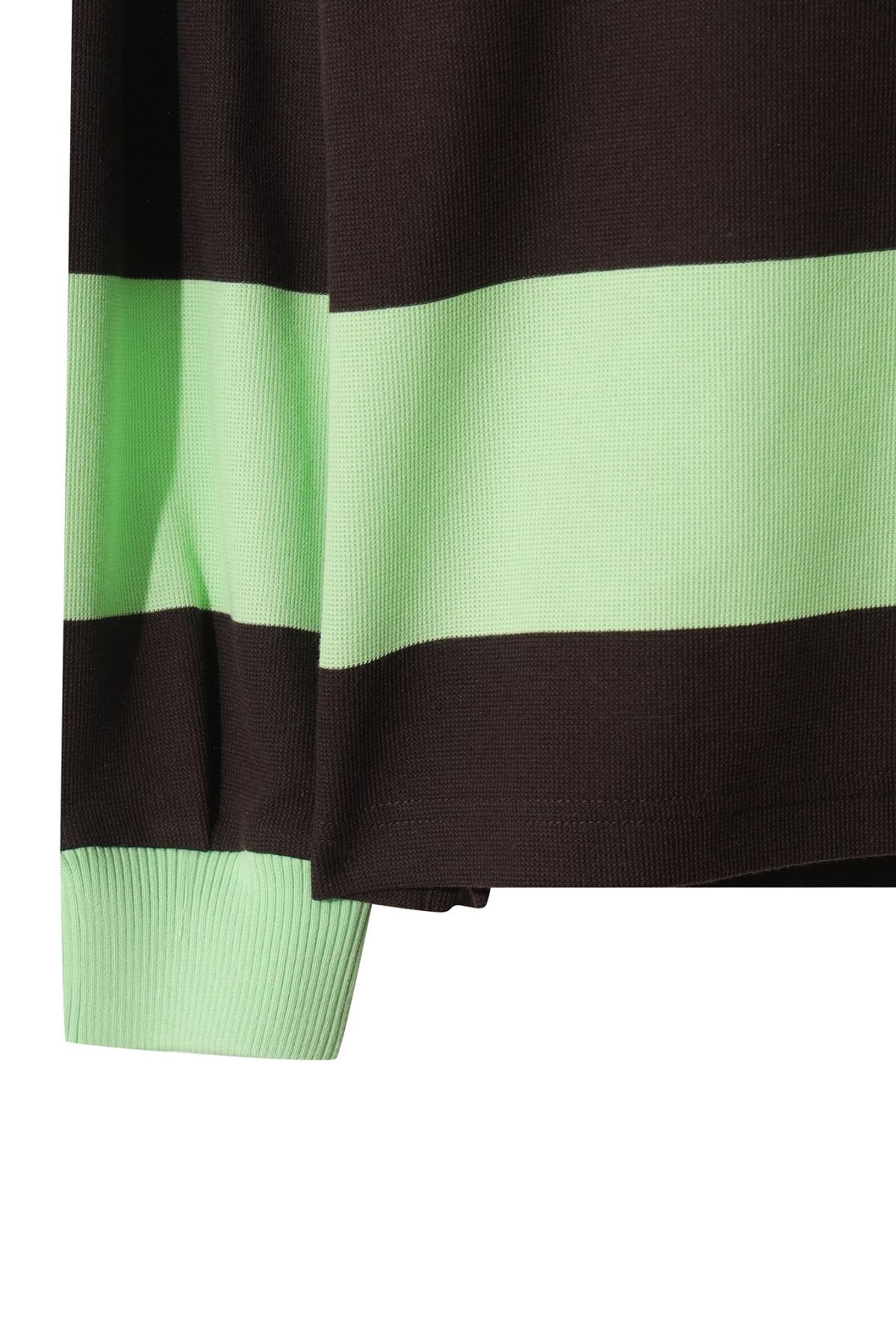 왁(WAAC) Women Knit Rib Rugby Shirts WWTBA25604GRL