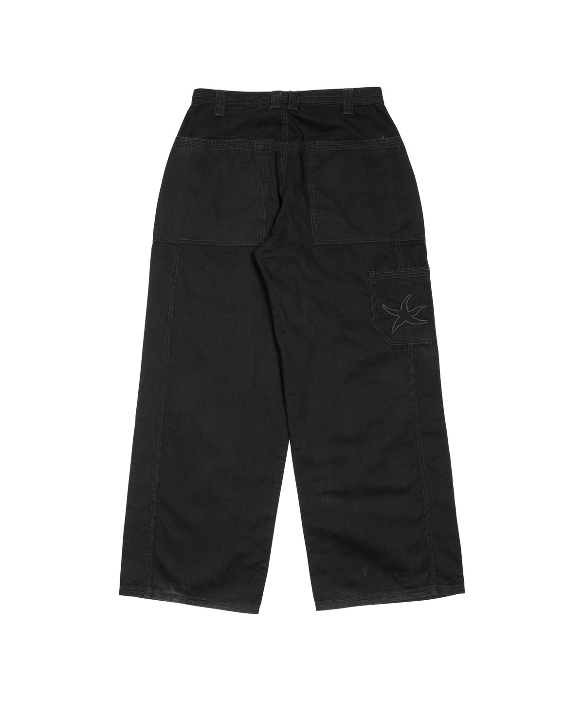 더콜디스트모먼트(THE COLDEST MOMENT) TCM stitch cargo pants (black)