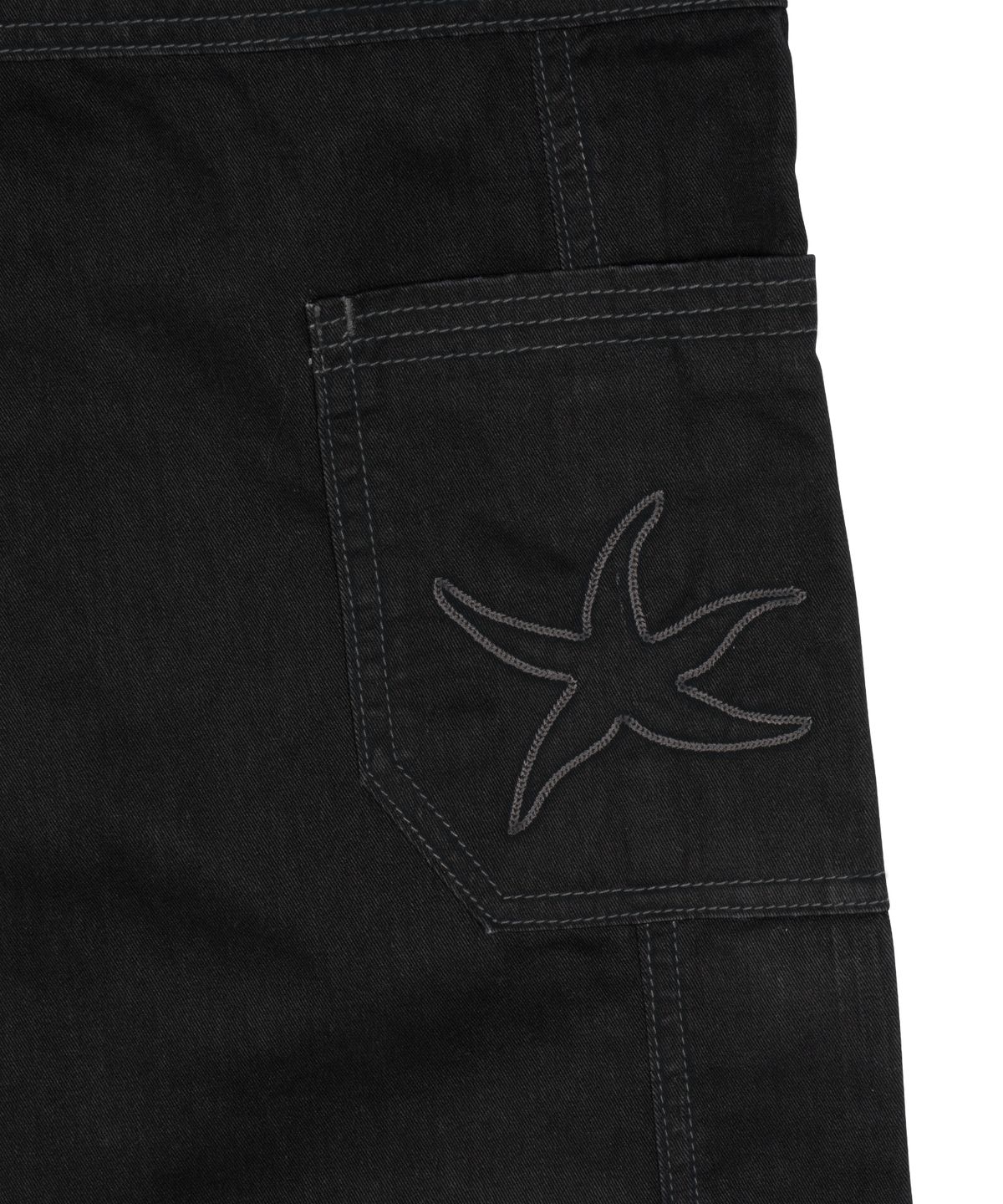 더콜디스트모먼트(THE COLDEST MOMENT) TCM stitch cargo pants (black)