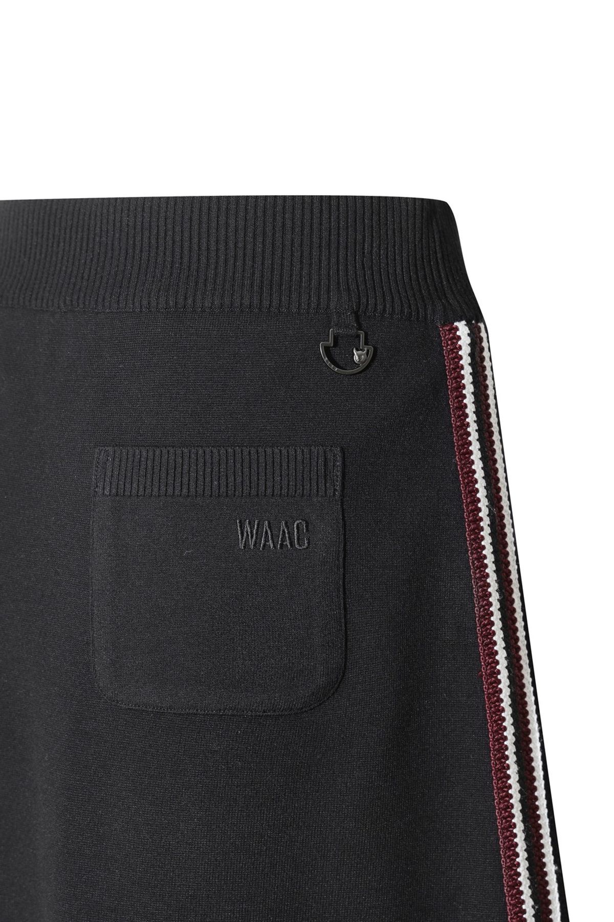 왁(WAAC) Women Multi Stripe Knit Skirt WWWAA25627BKX