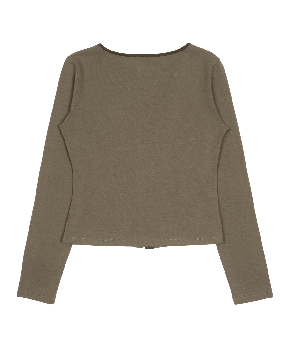더콜디스트모먼트(THE COLDEST MOMENT) TCM twist button long sleeve (brown)