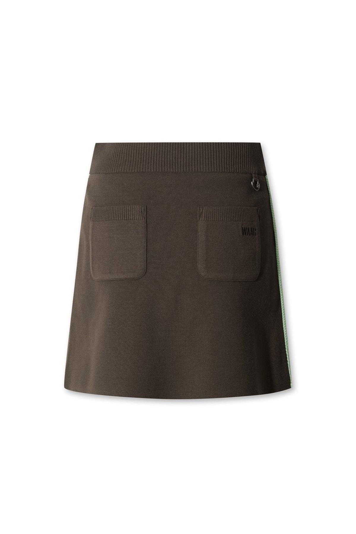 왁(WAAC) Women Multi Stripe Knit Skirt WWWAA25627BRX