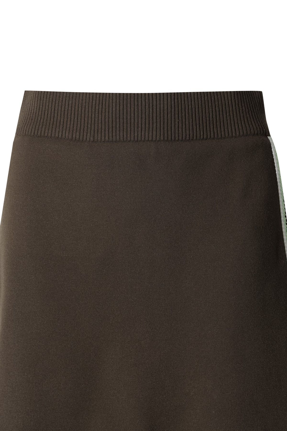 왁(WAAC) Women Multi Stripe Knit Skirt WWWAA25627BRX
