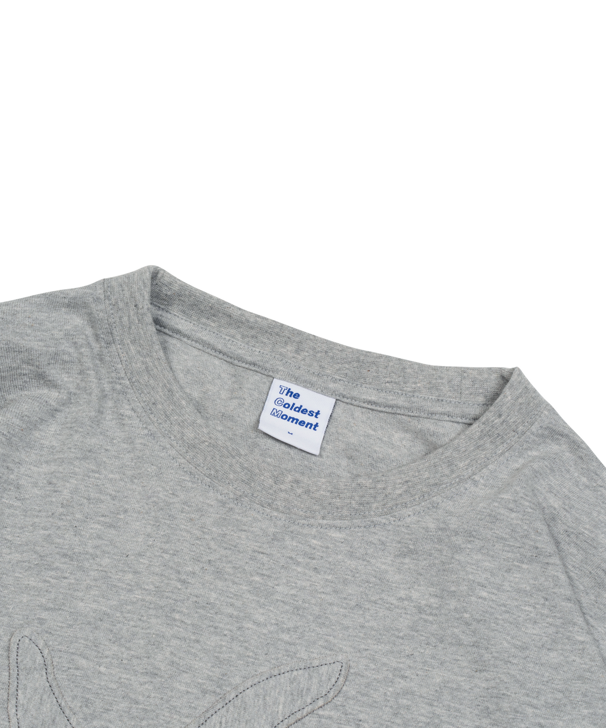 더콜디스트모먼트(THE COLDEST MOMENT) TCM vintage logo long sleeve (grey)