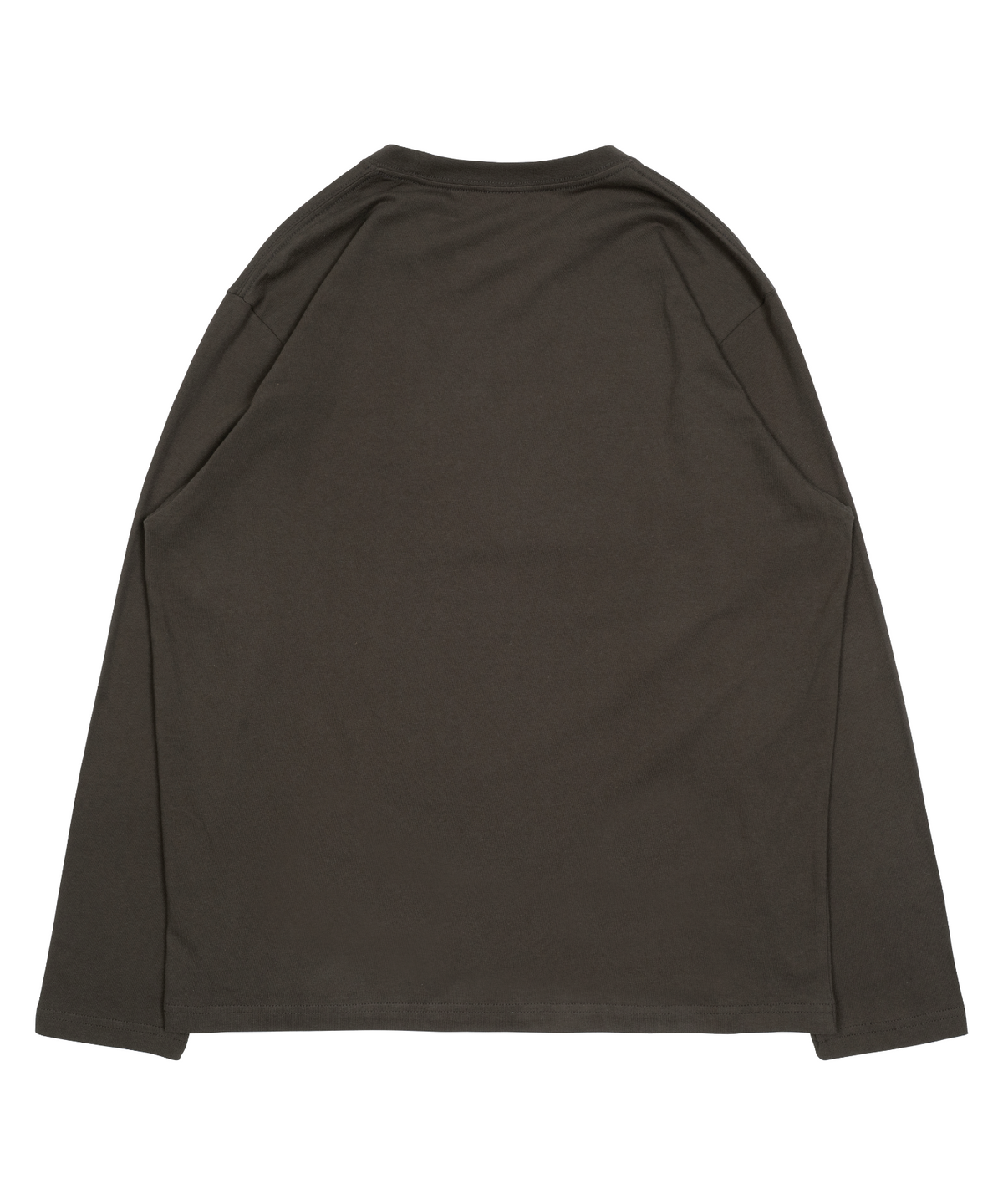 더콜디스트모먼트(THE COLDEST MOMENT) TCM vintage logo long sleeve (brown)