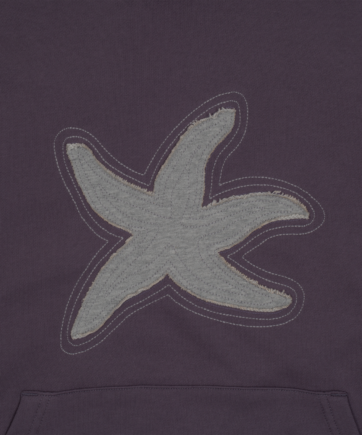 더콜디스트모먼트(THE COLDEST MOMENT) TCM starfish contour hoodie (purple)