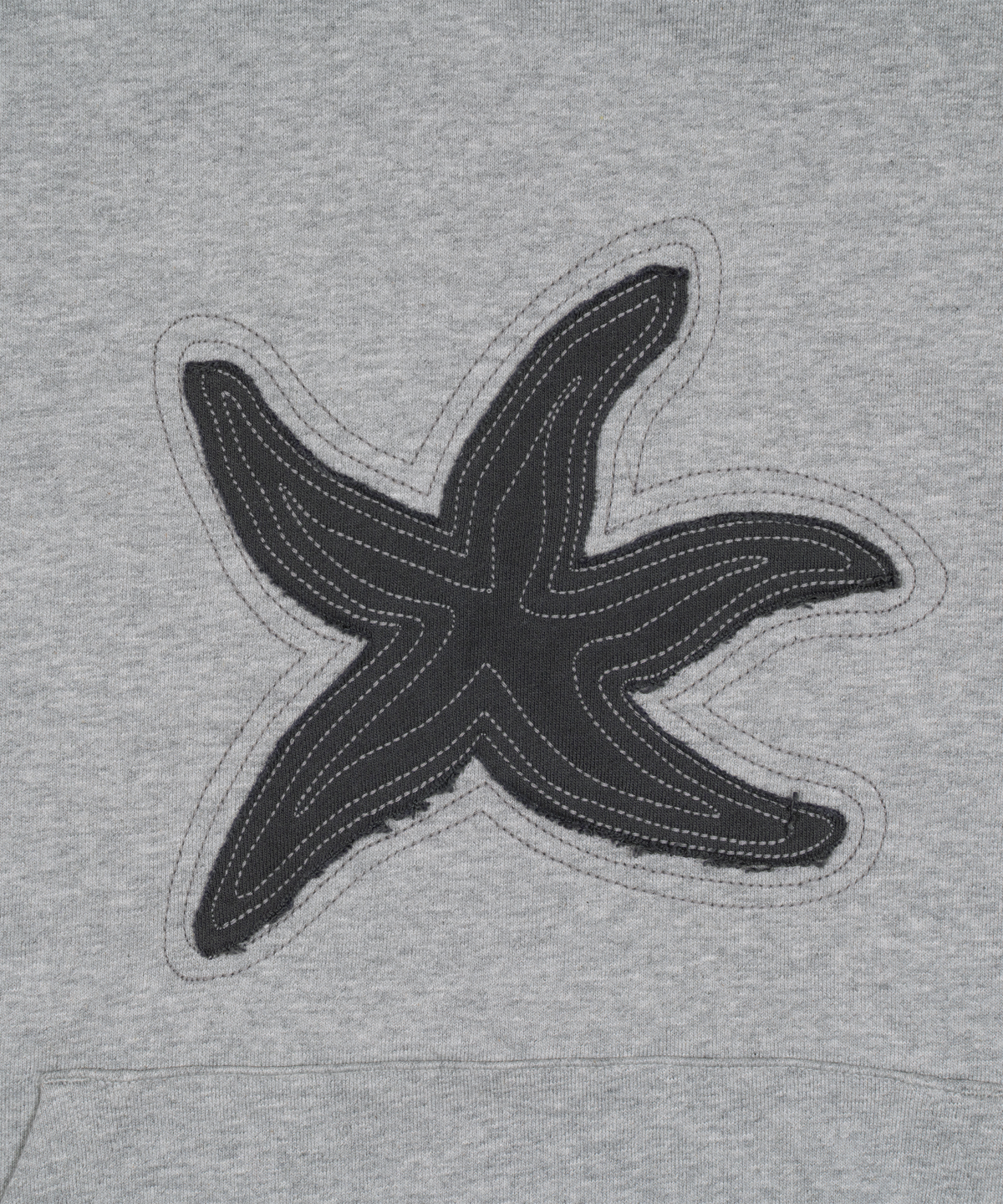 더콜디스트모먼트(THE COLDEST MOMENT) TCM starfish contour hoodie (grey)