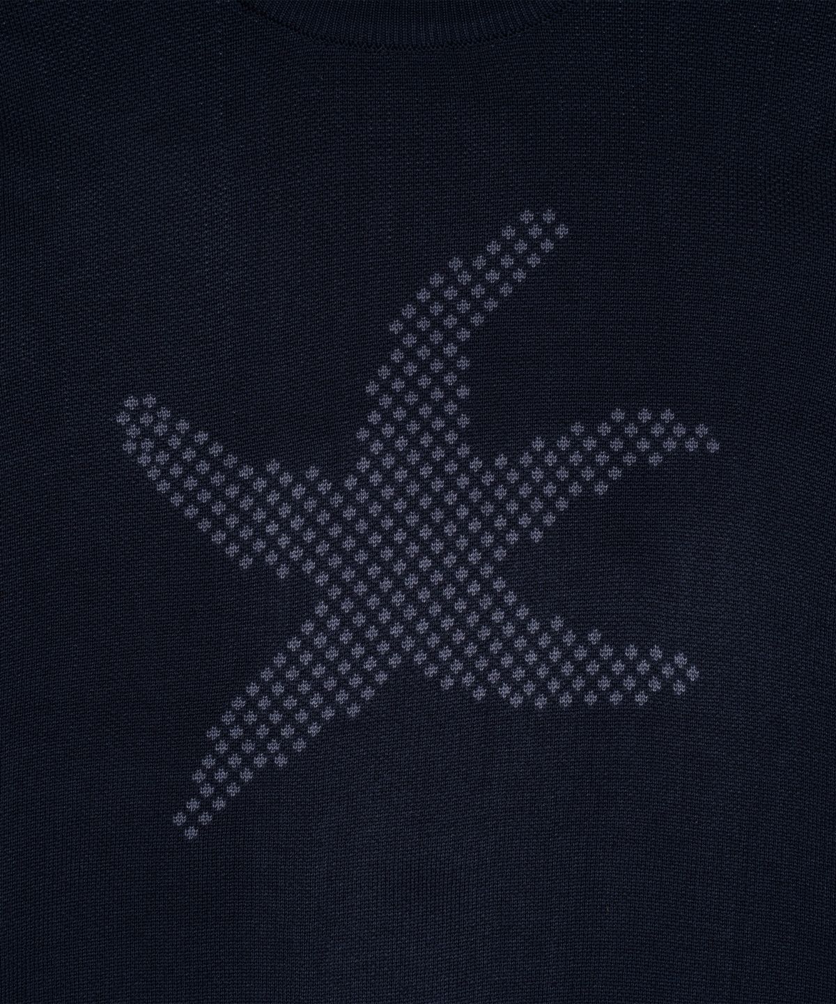 더콜디스트모먼트(THE COLDEST MOMENT) TCM starfish logo knit (navy)