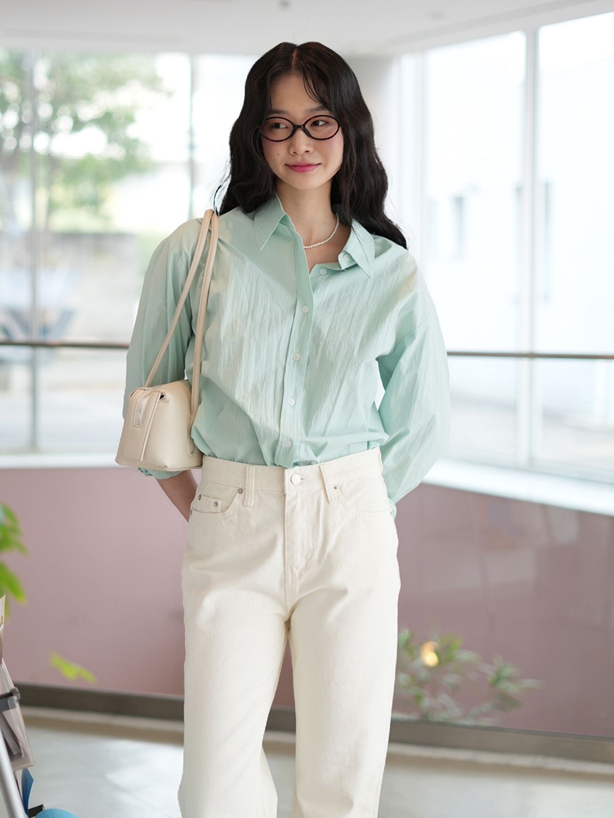 랭앤루(LANGNLU) FTE Cotton Pants(프테)_CREAM