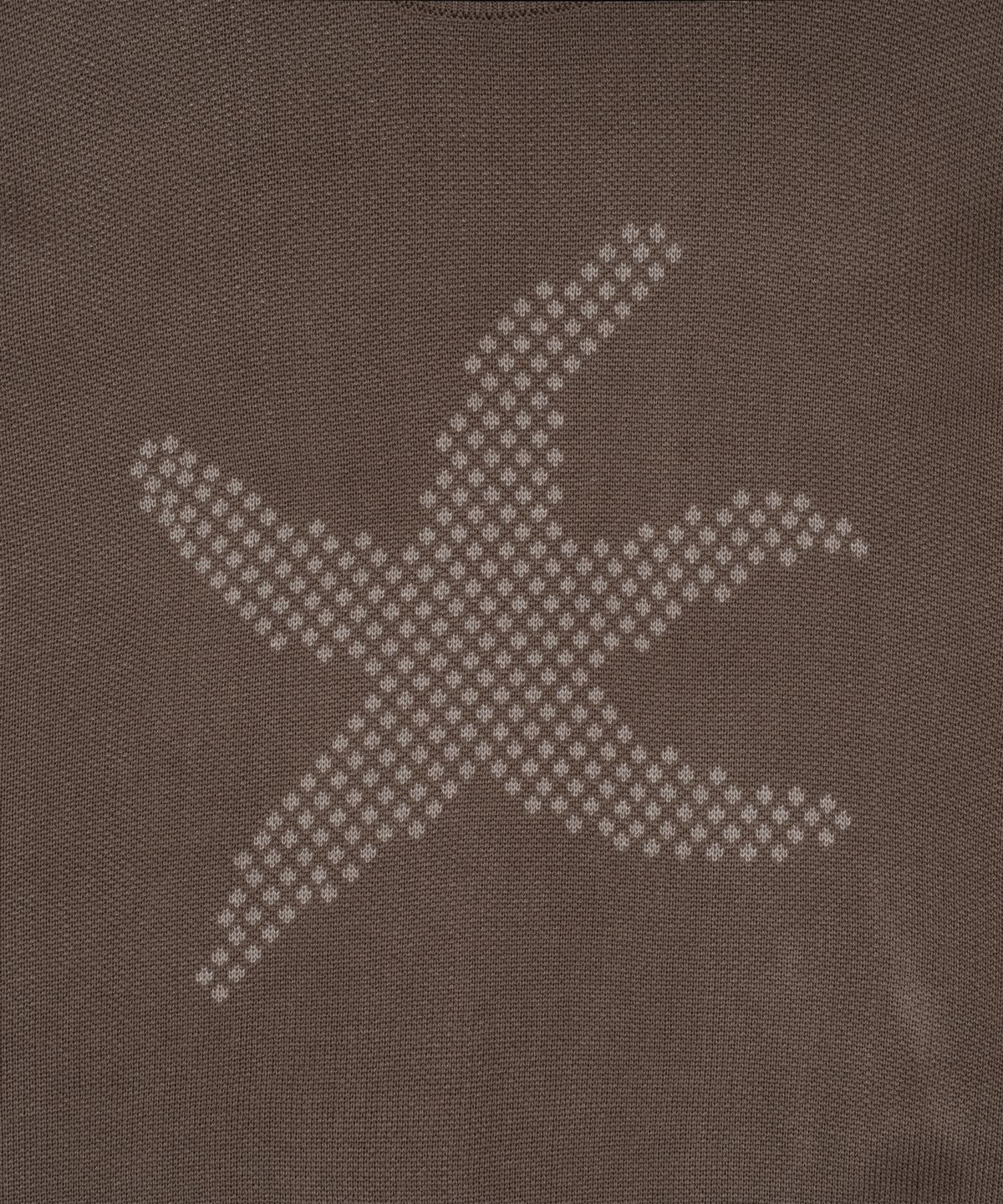 더콜디스트모먼트(THE COLDEST MOMENT) TCM starfish logo knit (brown)