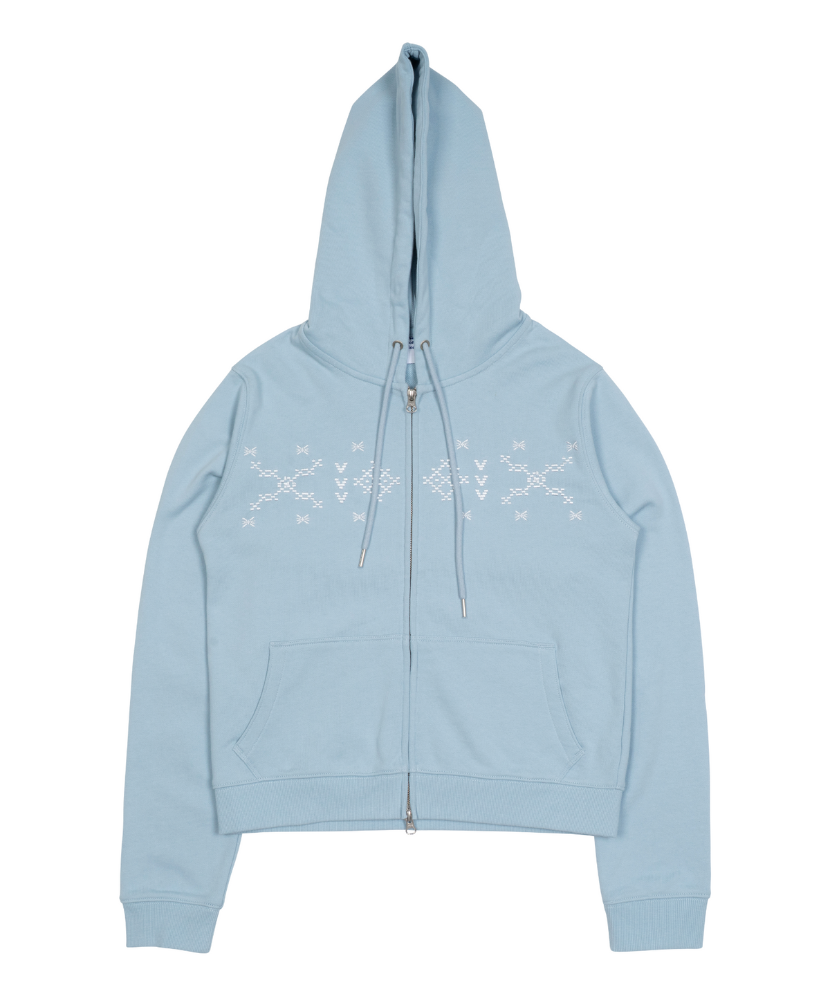 더콜디스트모먼트(THE COLDEST MOMENT) TCM nordic hooded zip-up (sky blue)