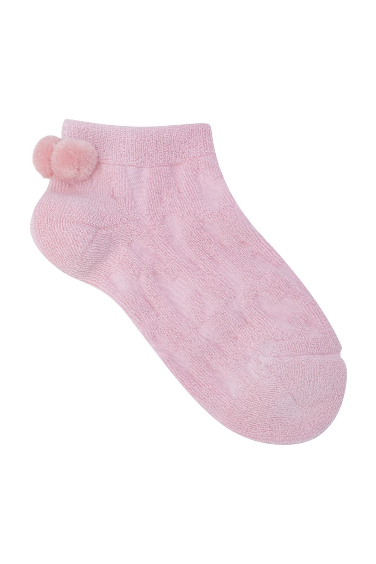 왁(WAAC) Women PomPom Short Socks WGLCX25610PIL