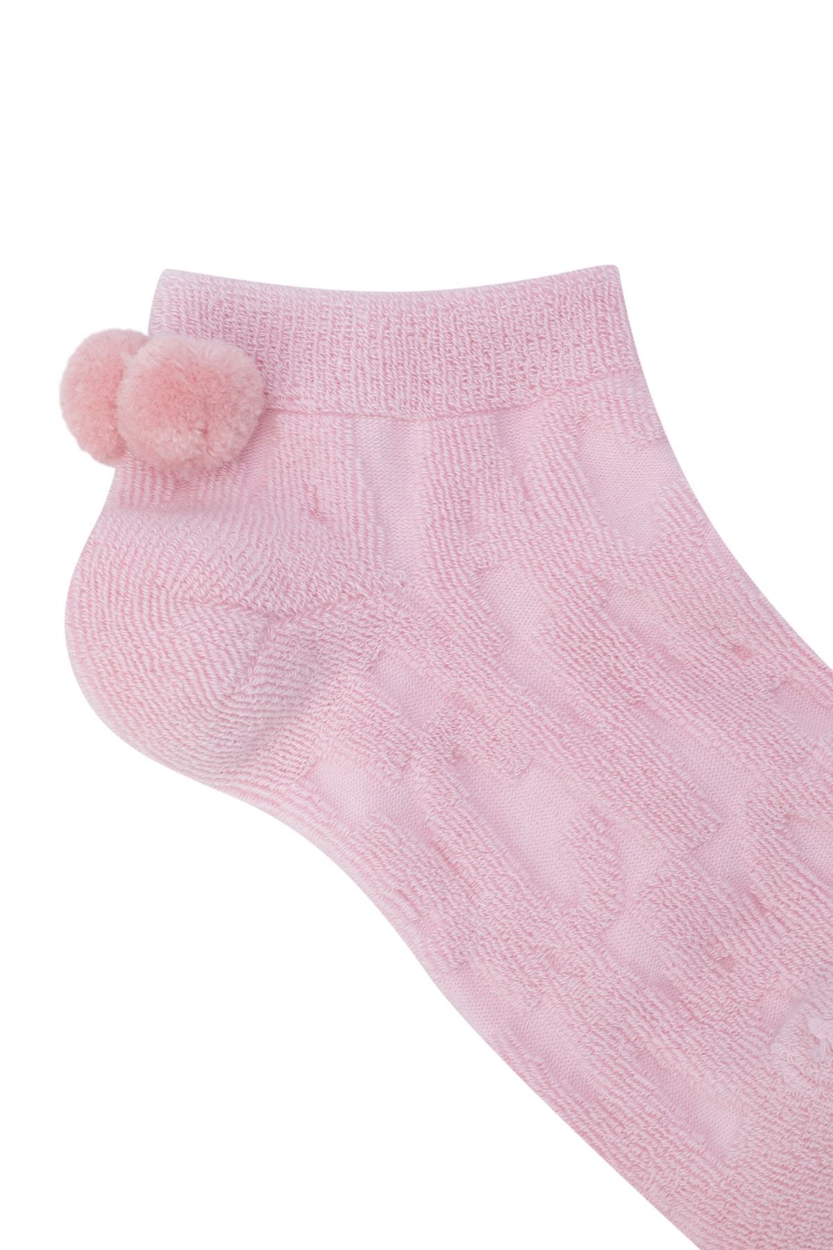 왁(WAAC) Women PomPom Short Socks WGLCX25610PIL