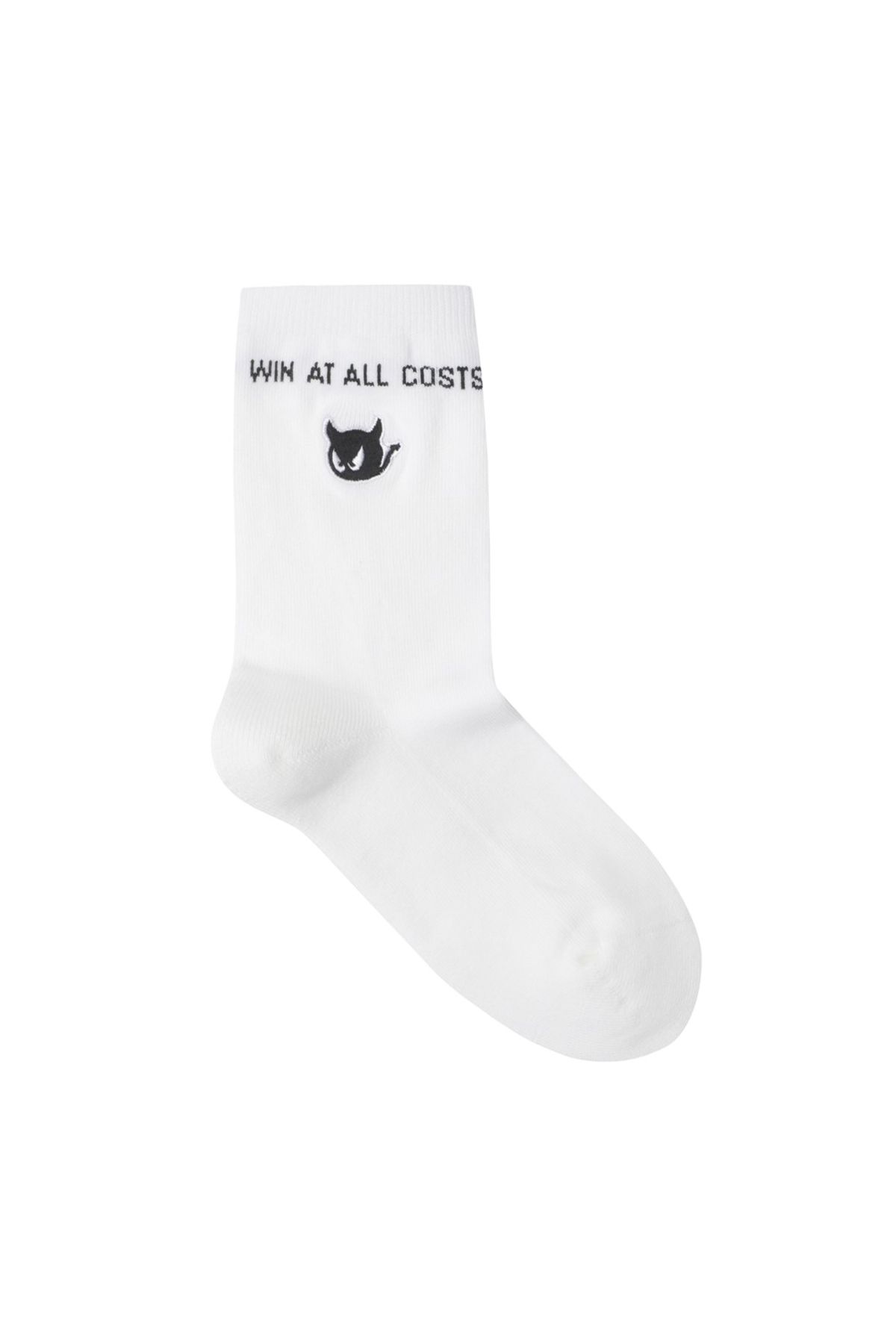 왁(WAAC) Women Slogan Socks WGLCX25611WHX