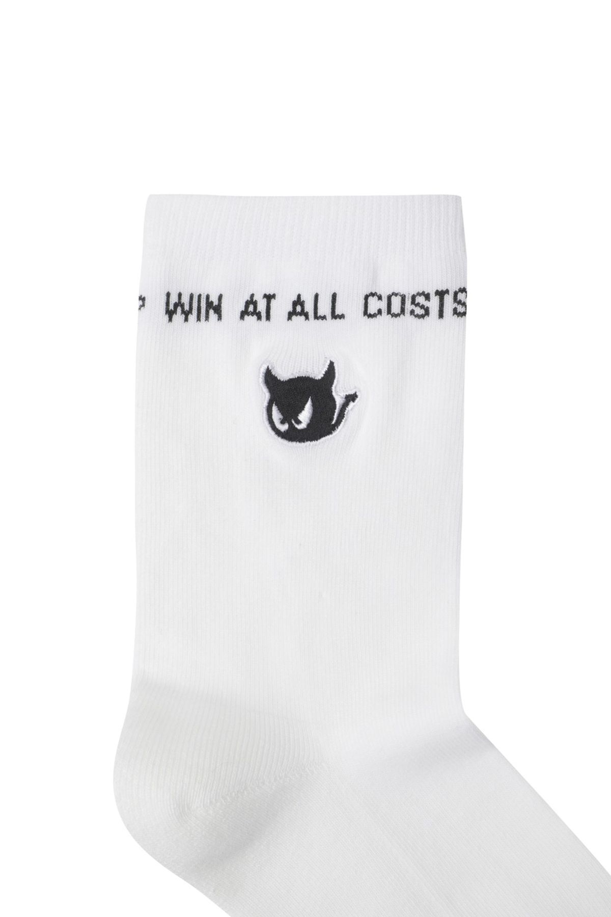 왁(WAAC) Women Slogan Socks WGLCX25611WHX